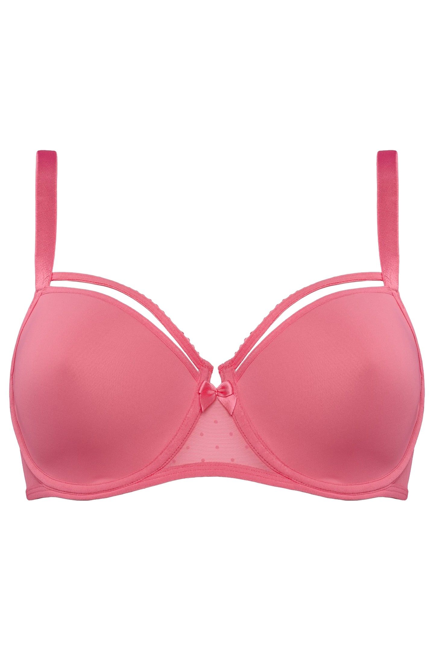 PEEKABOO PINK LEMONADE PLUNGE BALCONY BRA 5