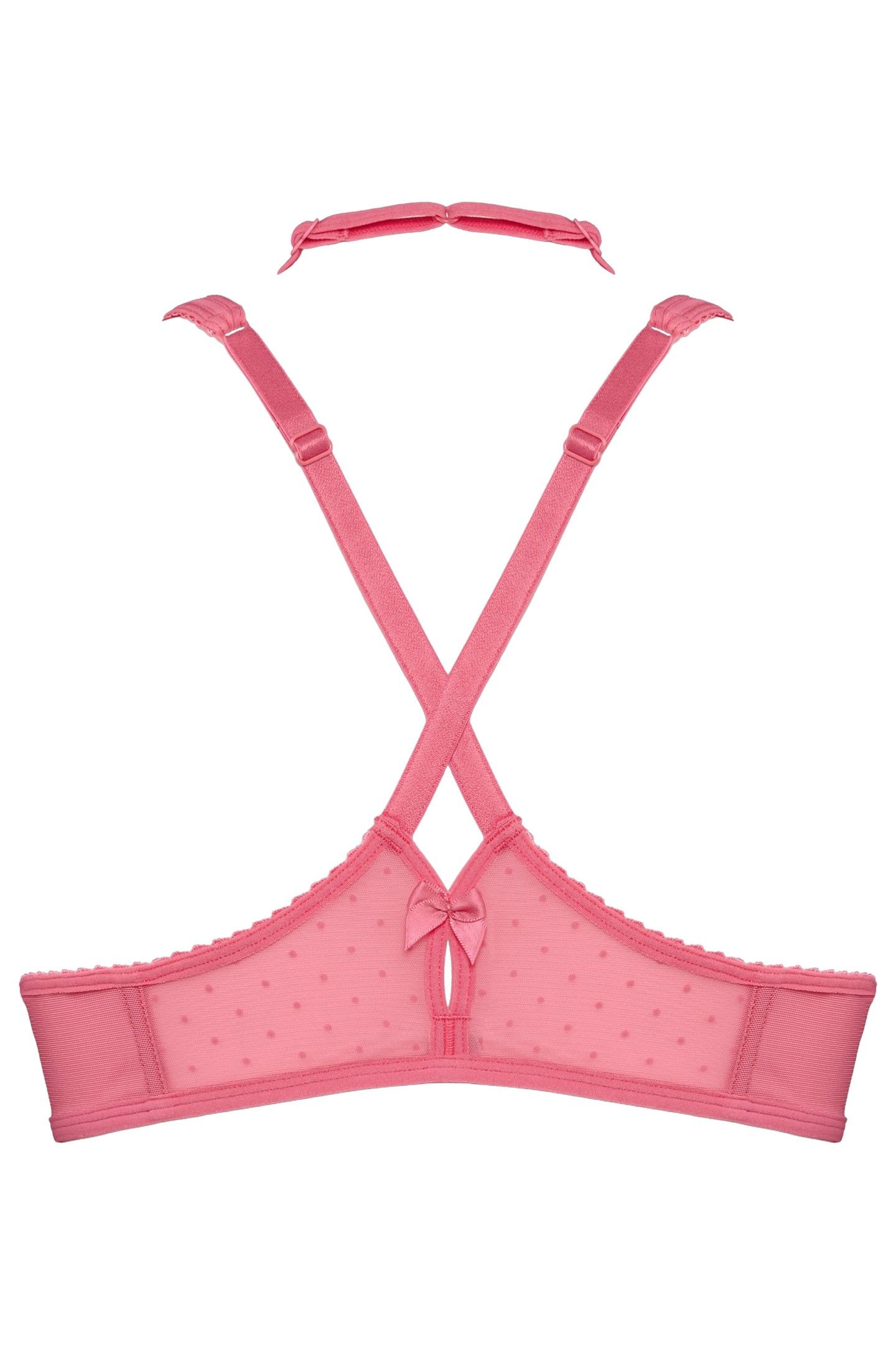PEEKABOO PINK LEMONADE PUSH UP BRA 4