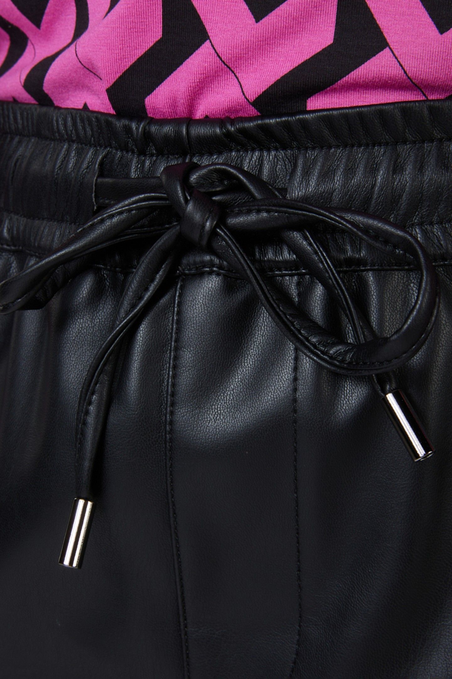 SKIRT JOGGER LONG PU BLACK 7