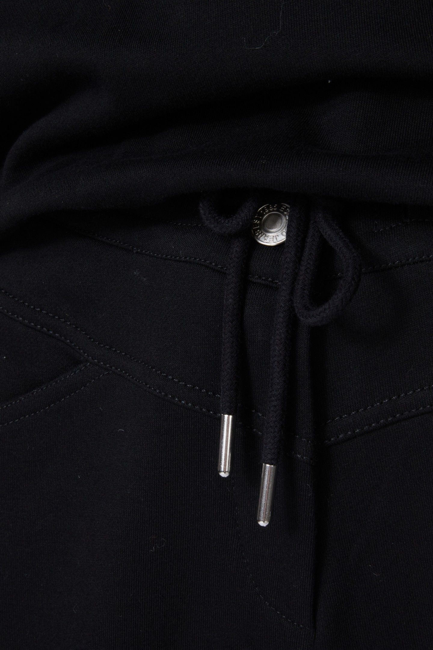 TROUSERS FANCY YOKE SWEAT BLACK 5