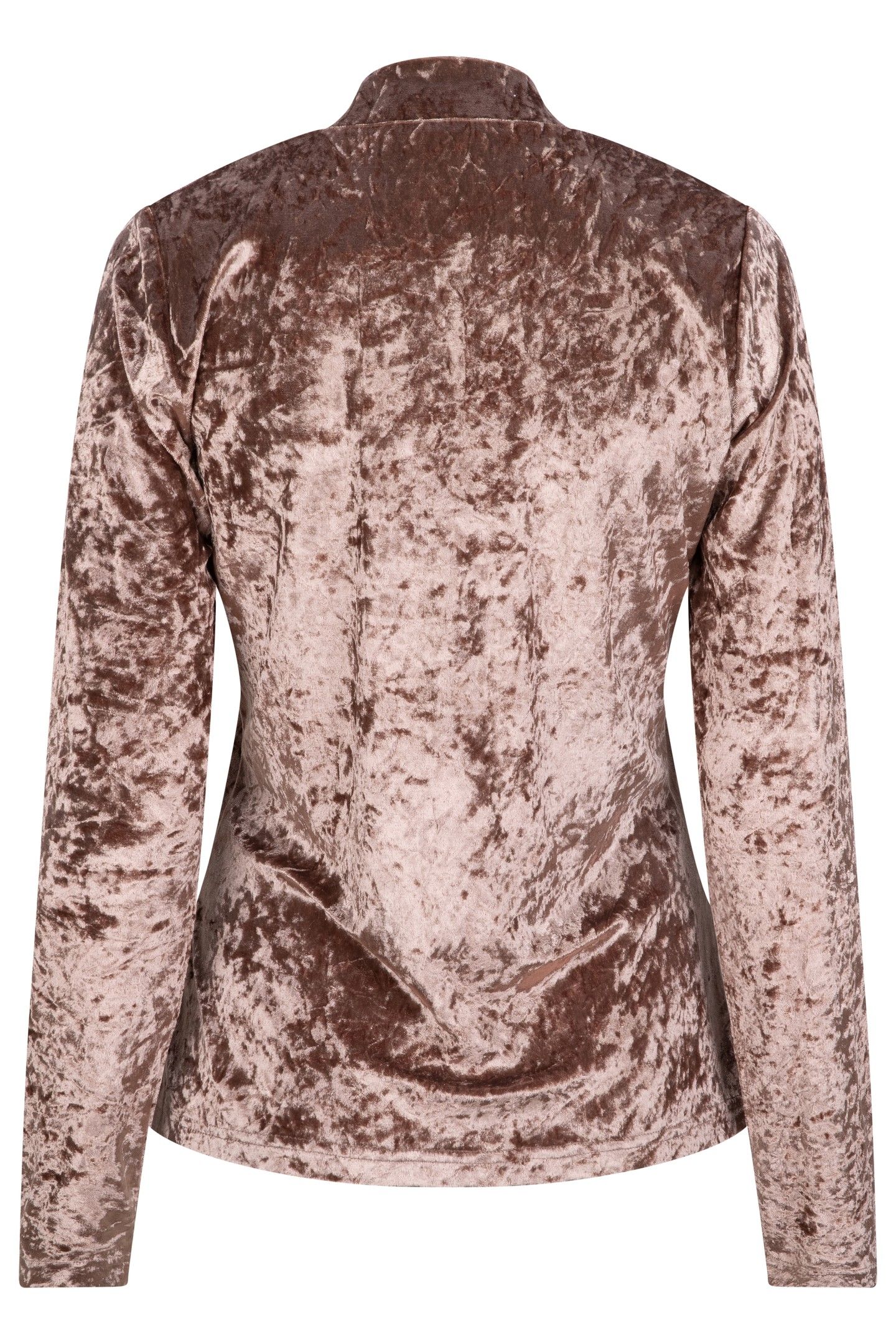 TOP VELOURS DE PANNE BROWN 2