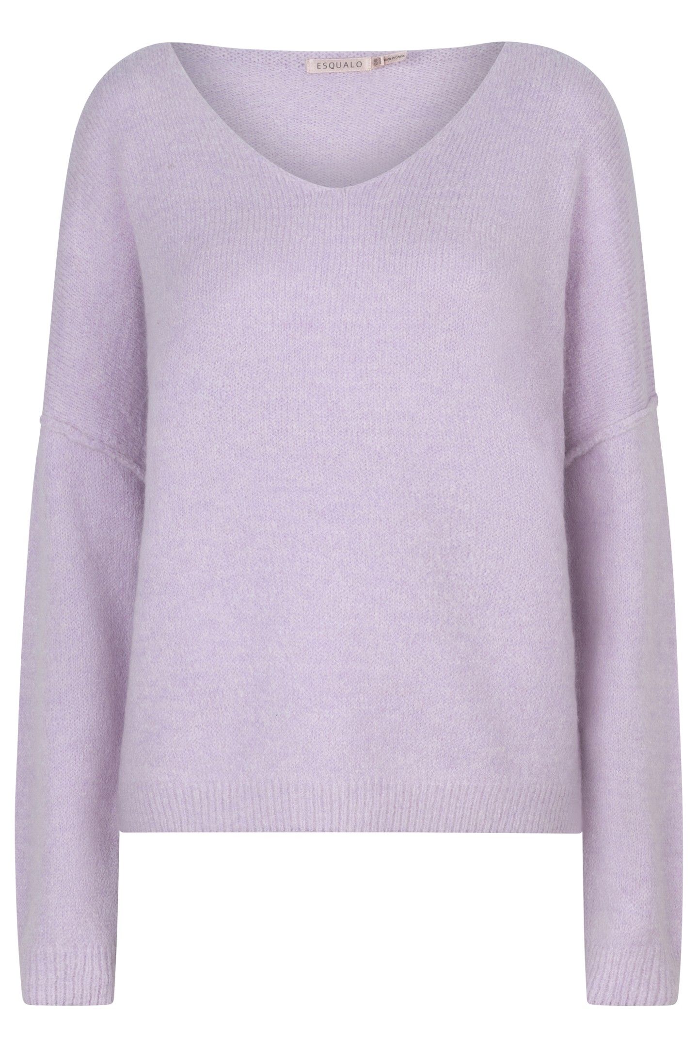SWEATER V-NECK LILAC 1