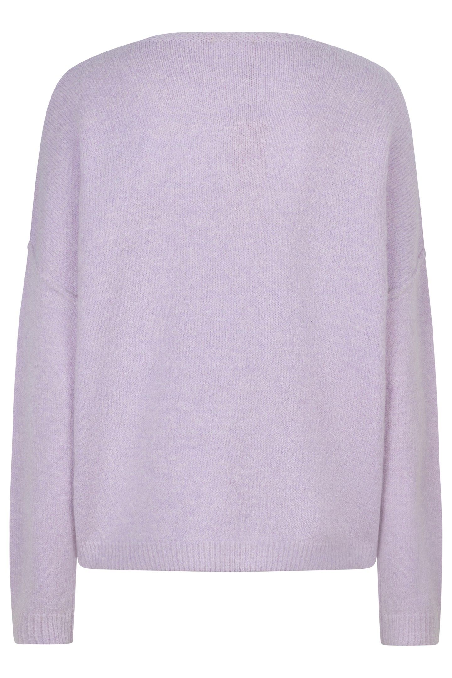 SWEATER V-NECK LILAC 2