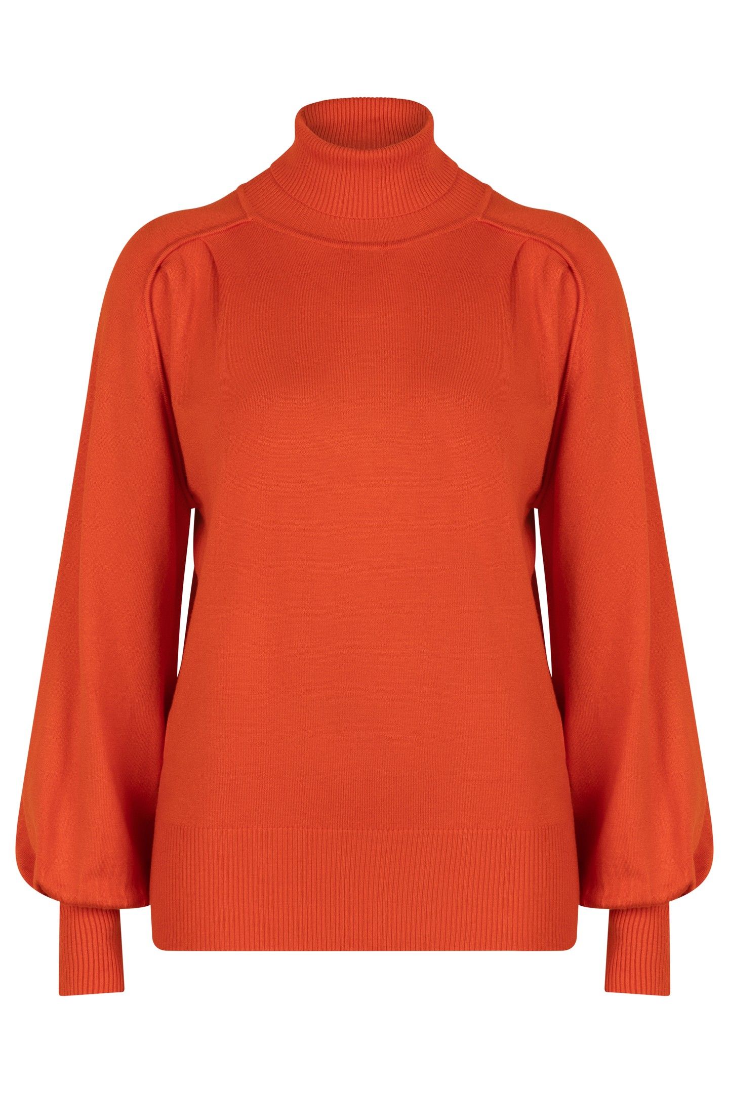 SWEATER RAGLAN COL RED CLAY 4