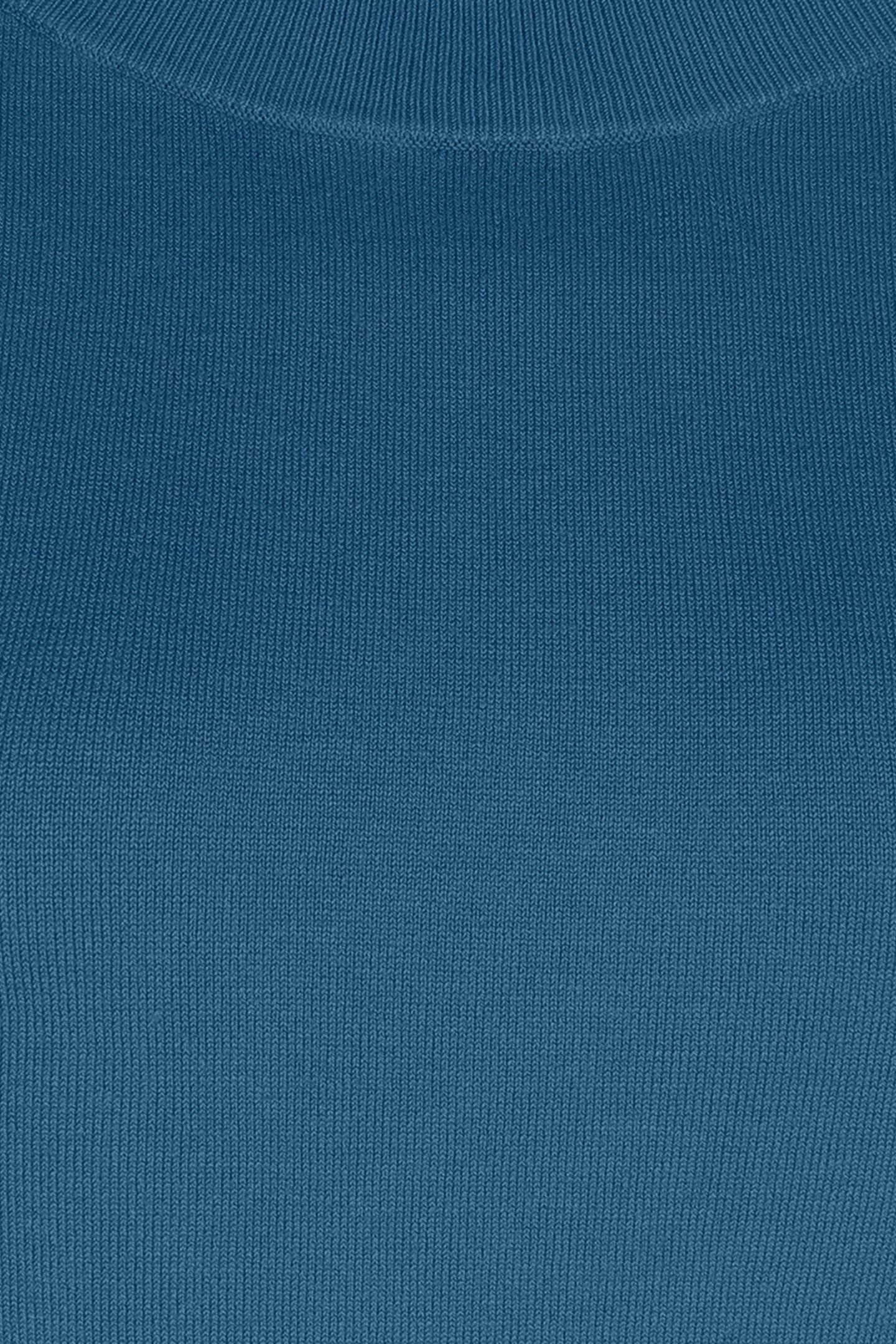 SWEATER BOXY BASIC KNIT GALAXY BLUE 3