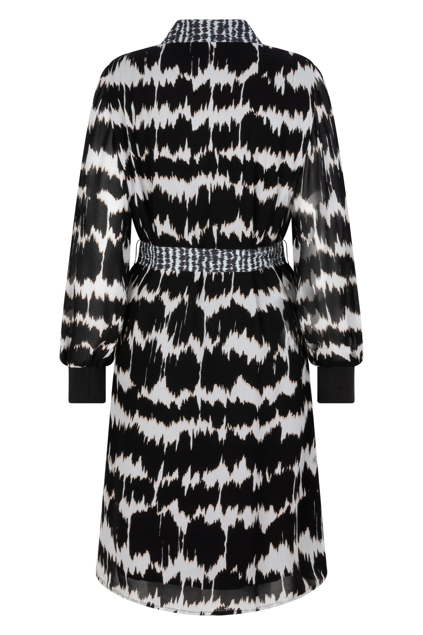 DRESS RIBBED CUFF ABSOLUTE ILLUSION PRINT 5