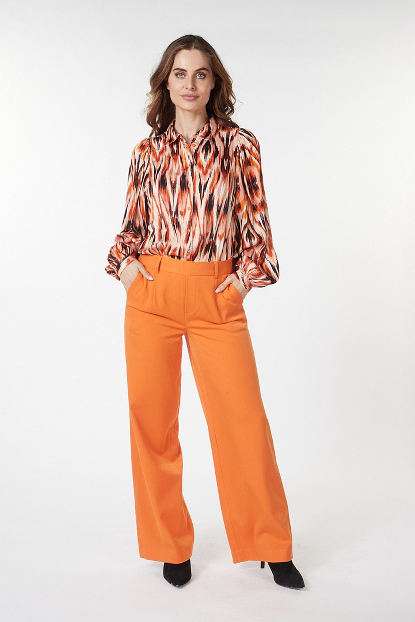BLOUSE BASIC ETHNIC SKINS PRINT 1