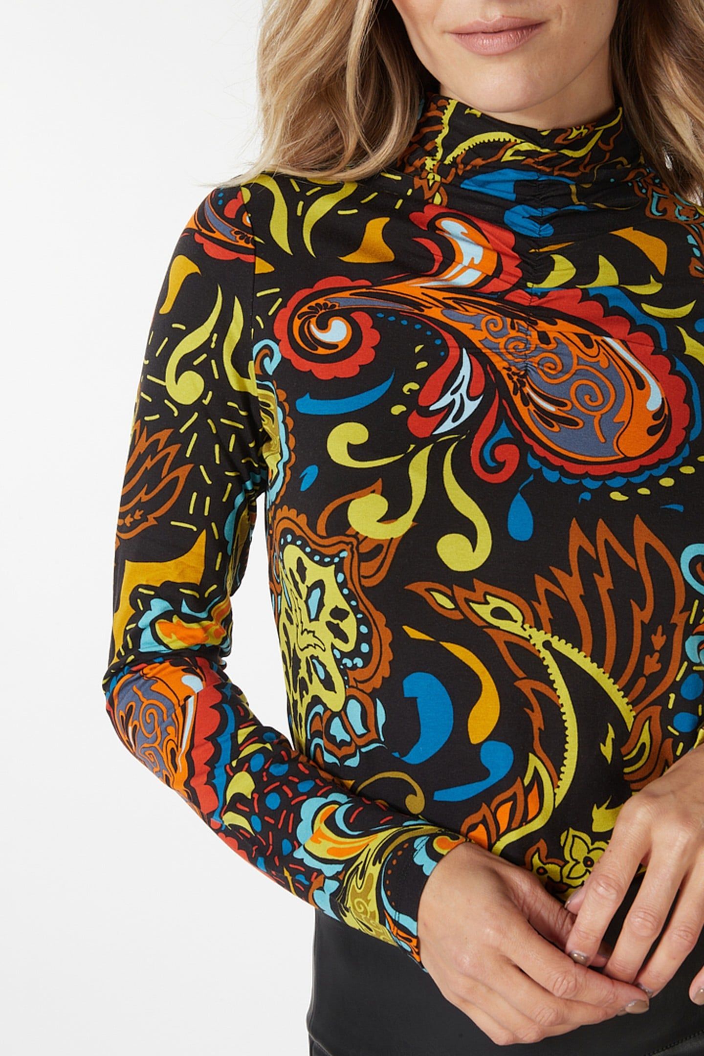TOP SMOCK UNTAMED PARTY PRINT 8