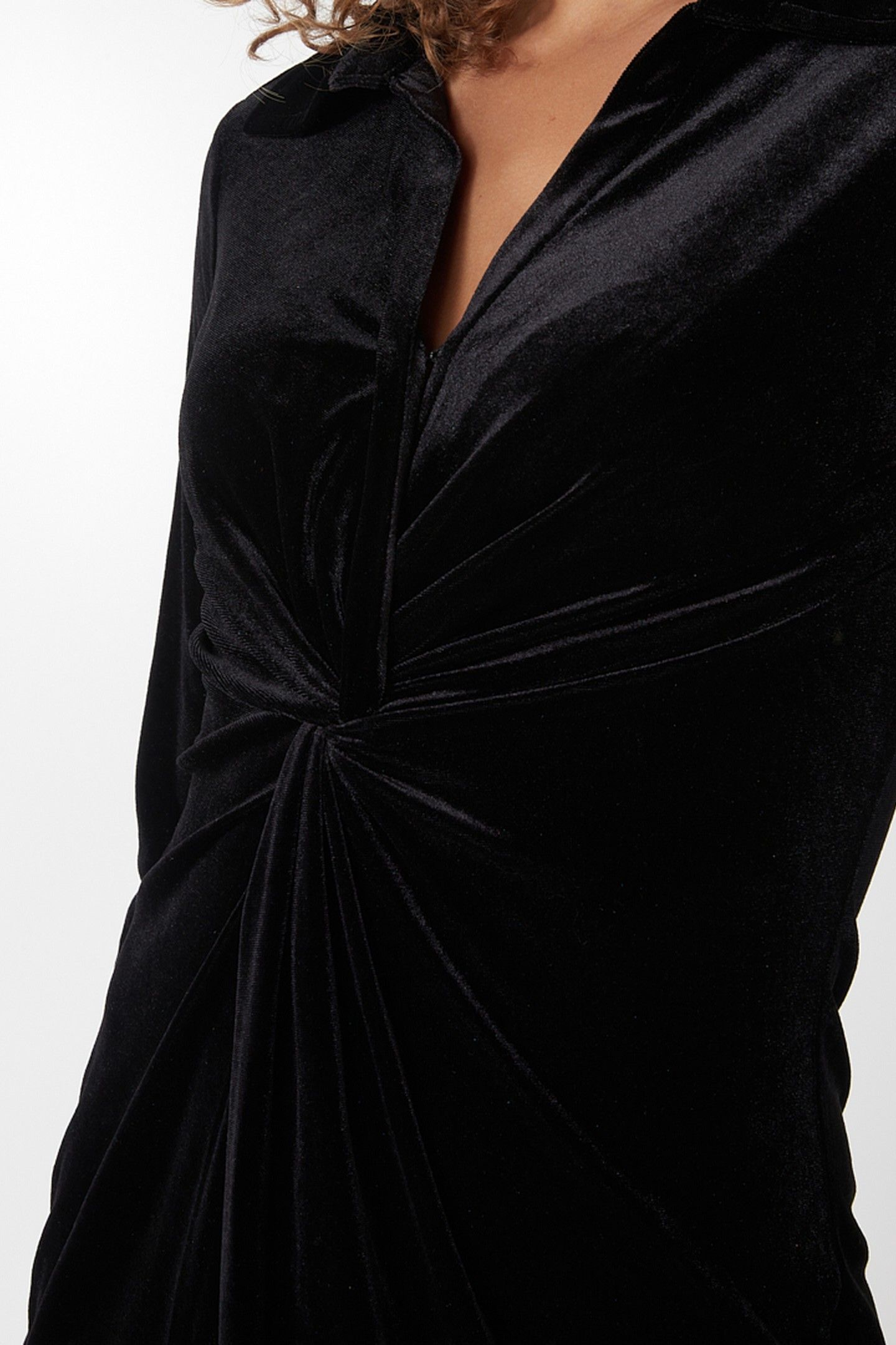 DRESS WRAP VELOURS BLACK 8