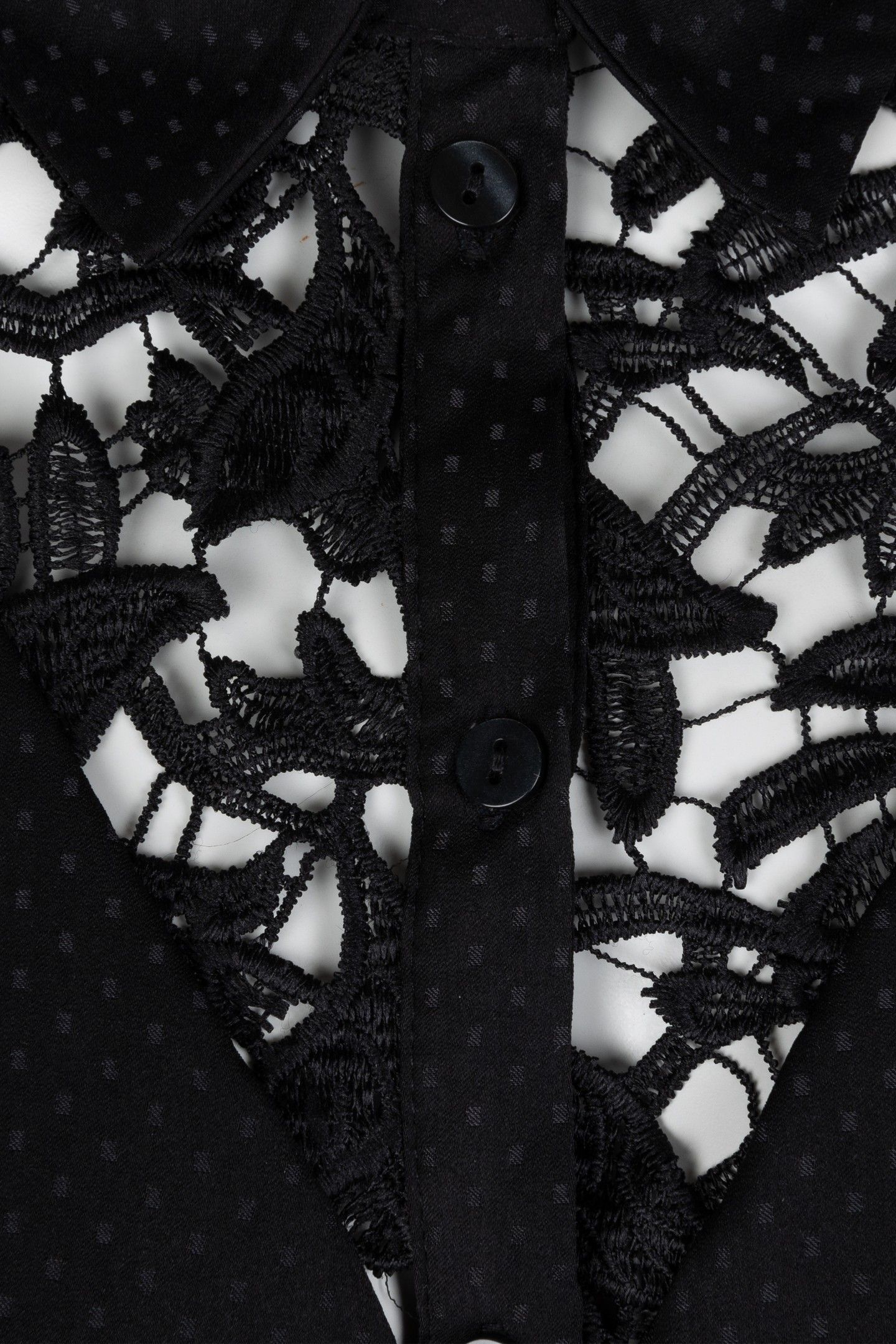 BLOUSE LACE JACQUARD BLACK 7