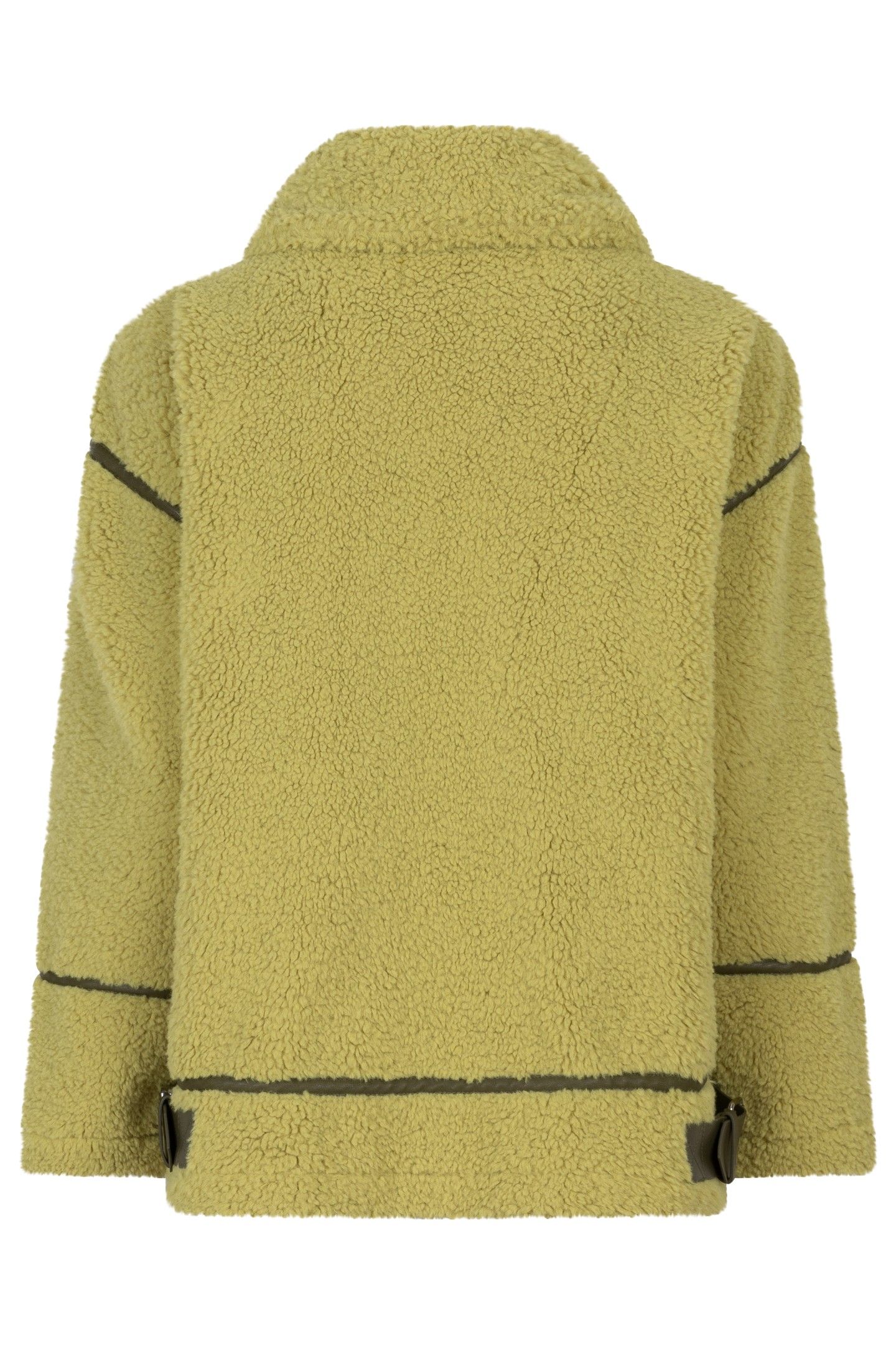JACKET BONDED SUEDE FAKE FUR LEAF GREEN 6