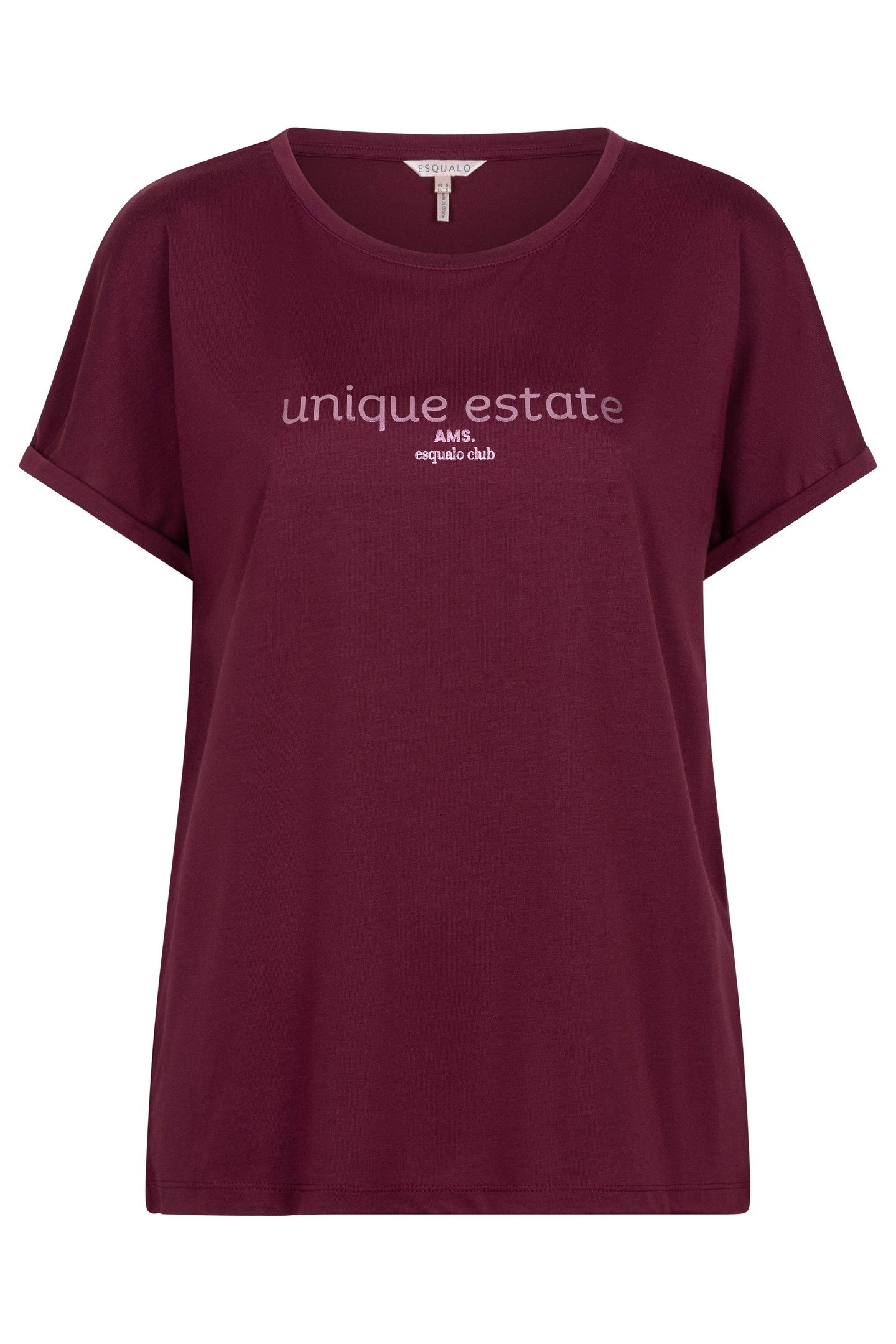 T-SHIRT "ESTATE" MODAL WINE RED 4