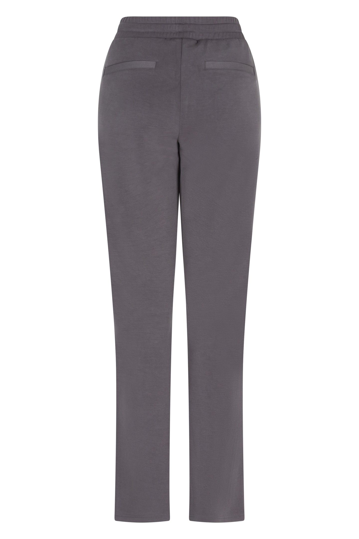 TROUSERS SATIN POCKET MODAL GREY 4