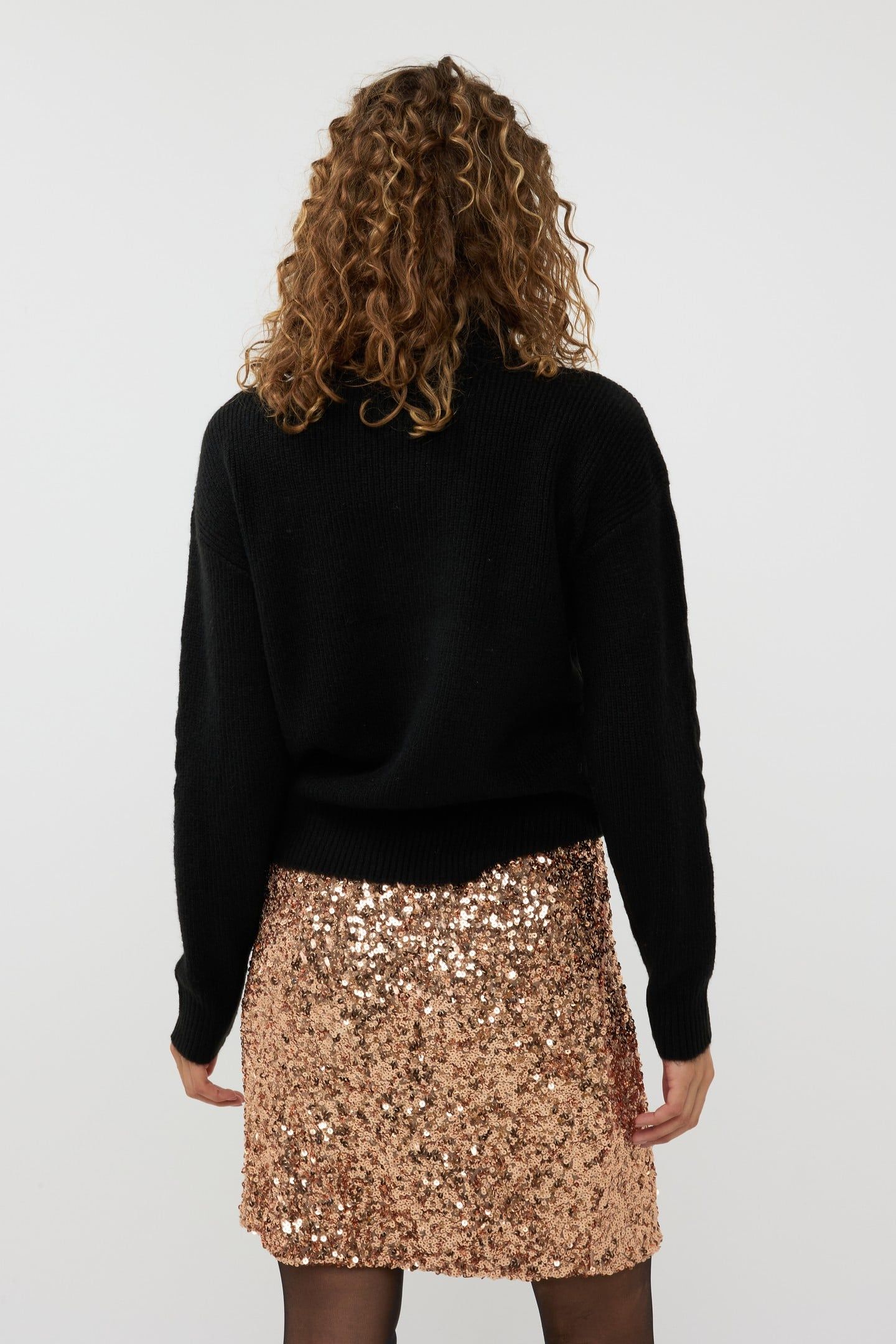 SWEATER OBLIQUE CABLE BLACK 3