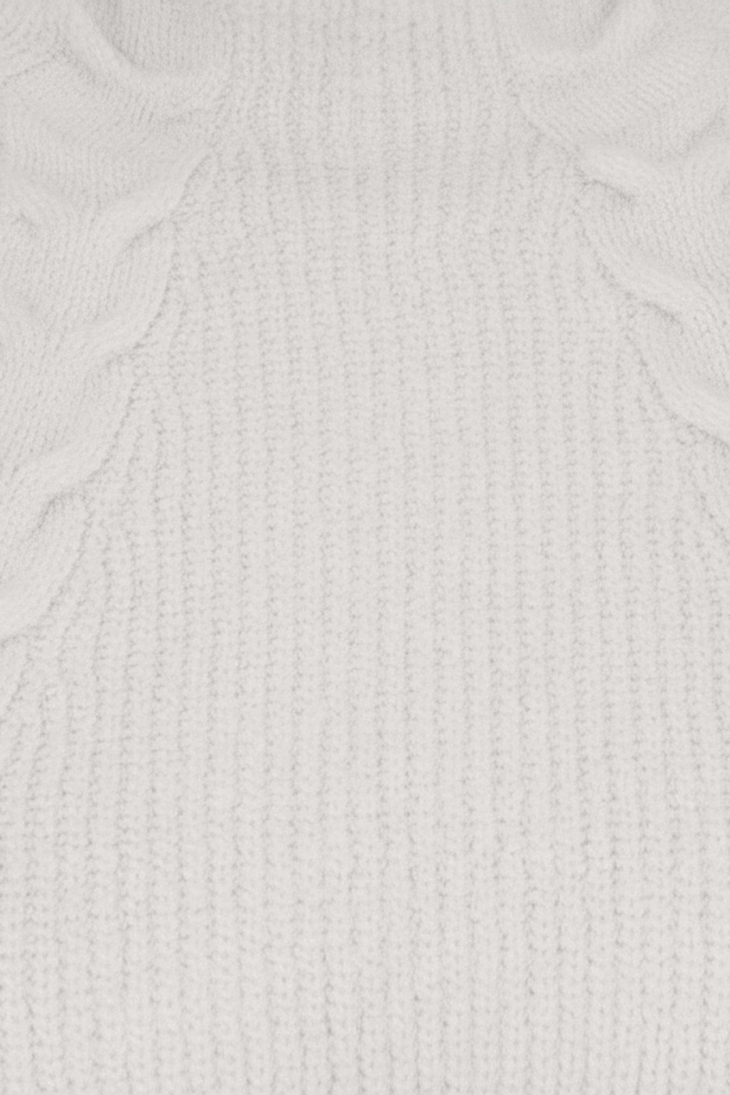 SWEATER OBLIQUE CABLE LIGHT GREY 3