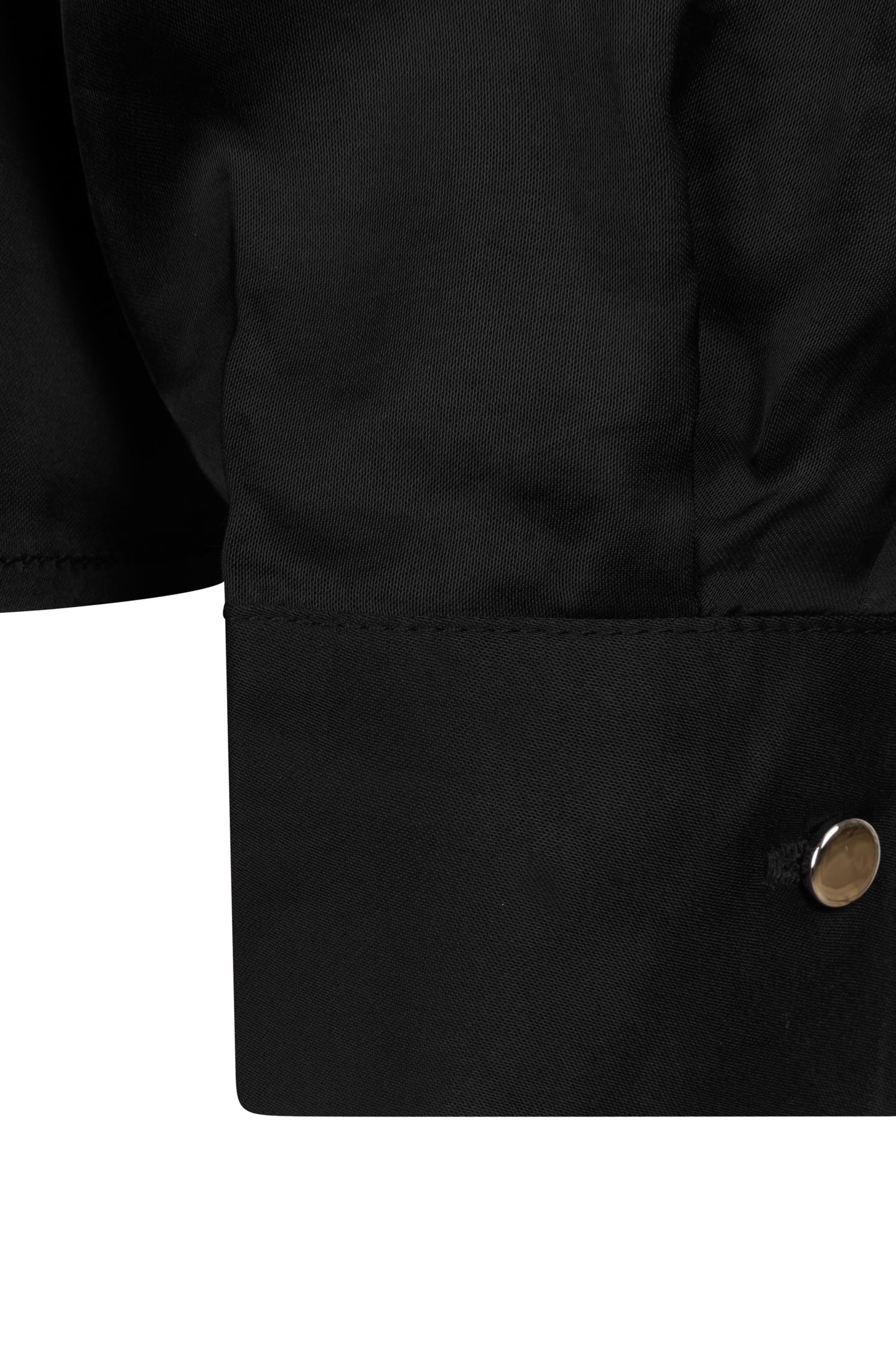 BLOUSE SATIN FANCY NECK BLACK 3