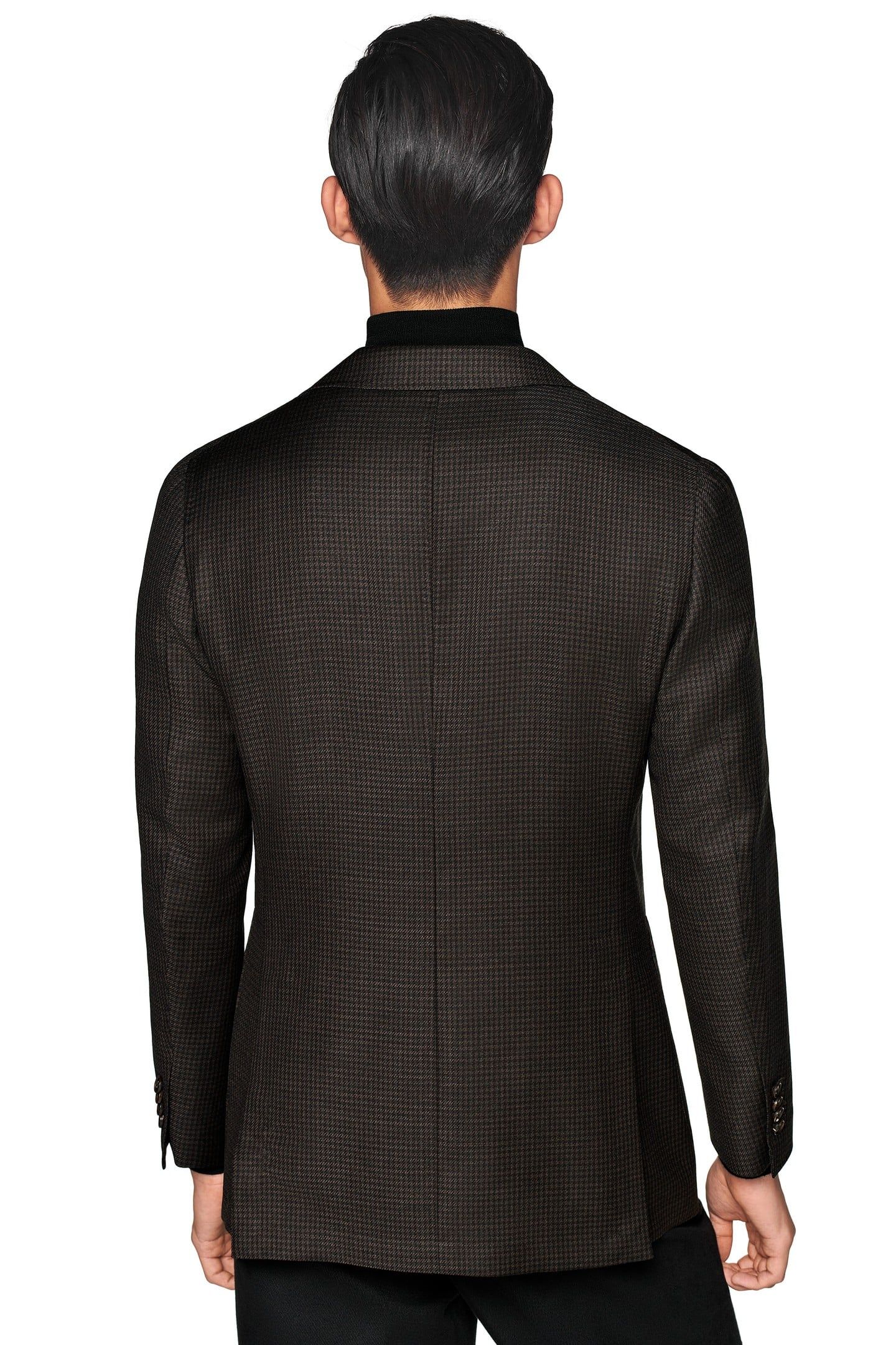 HAVANA MID BROWN HOUNDSTOOTH BLAZER 4