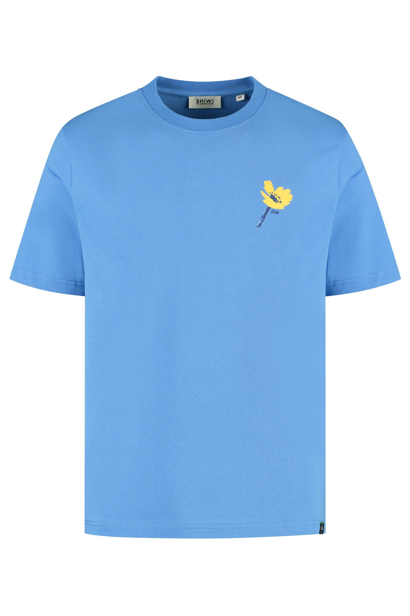 FINN RELAXED FIT UNWIND TEXT T-SHIRT BLUE FIELDS 5