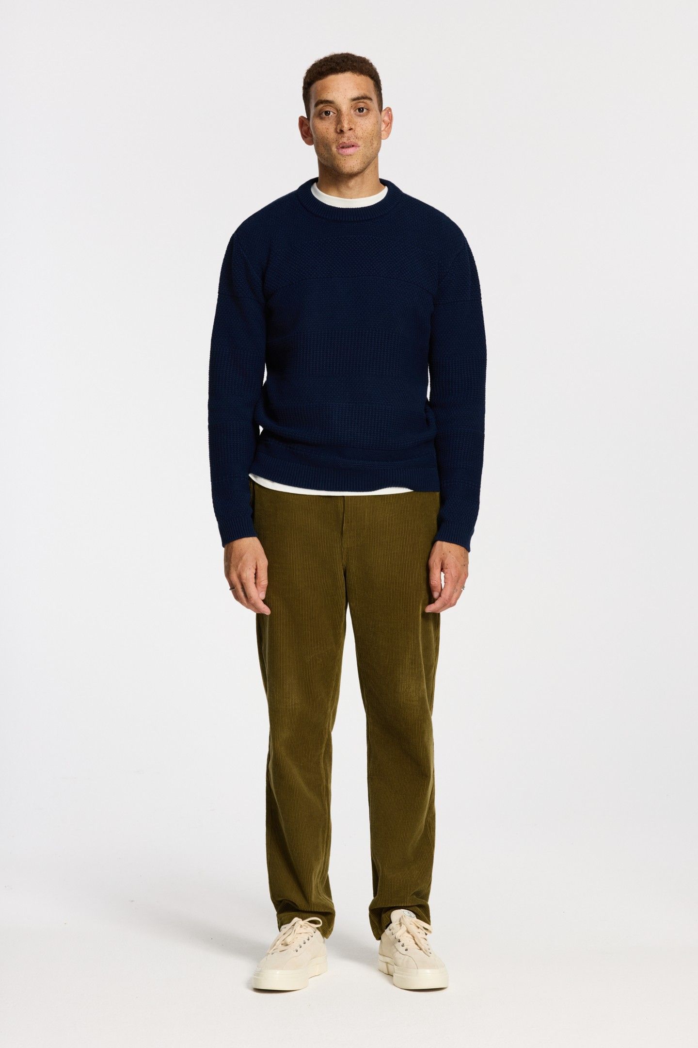 PERRY REGULAR FIT STRUCTURED PULLOVER BLUE DARK NAVY 2