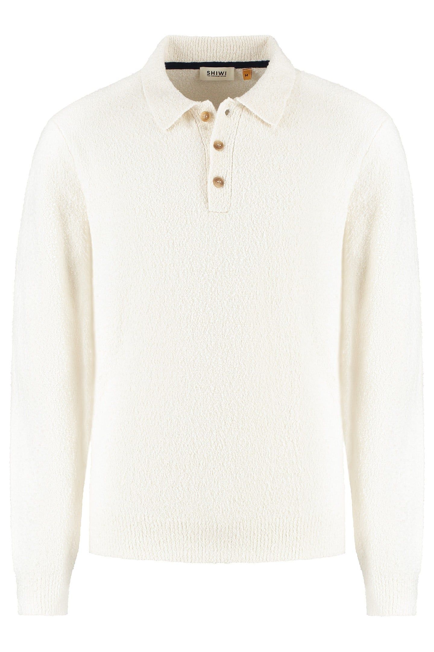 PENN REGULAR FIT BOUCLE POLO WHITE 4