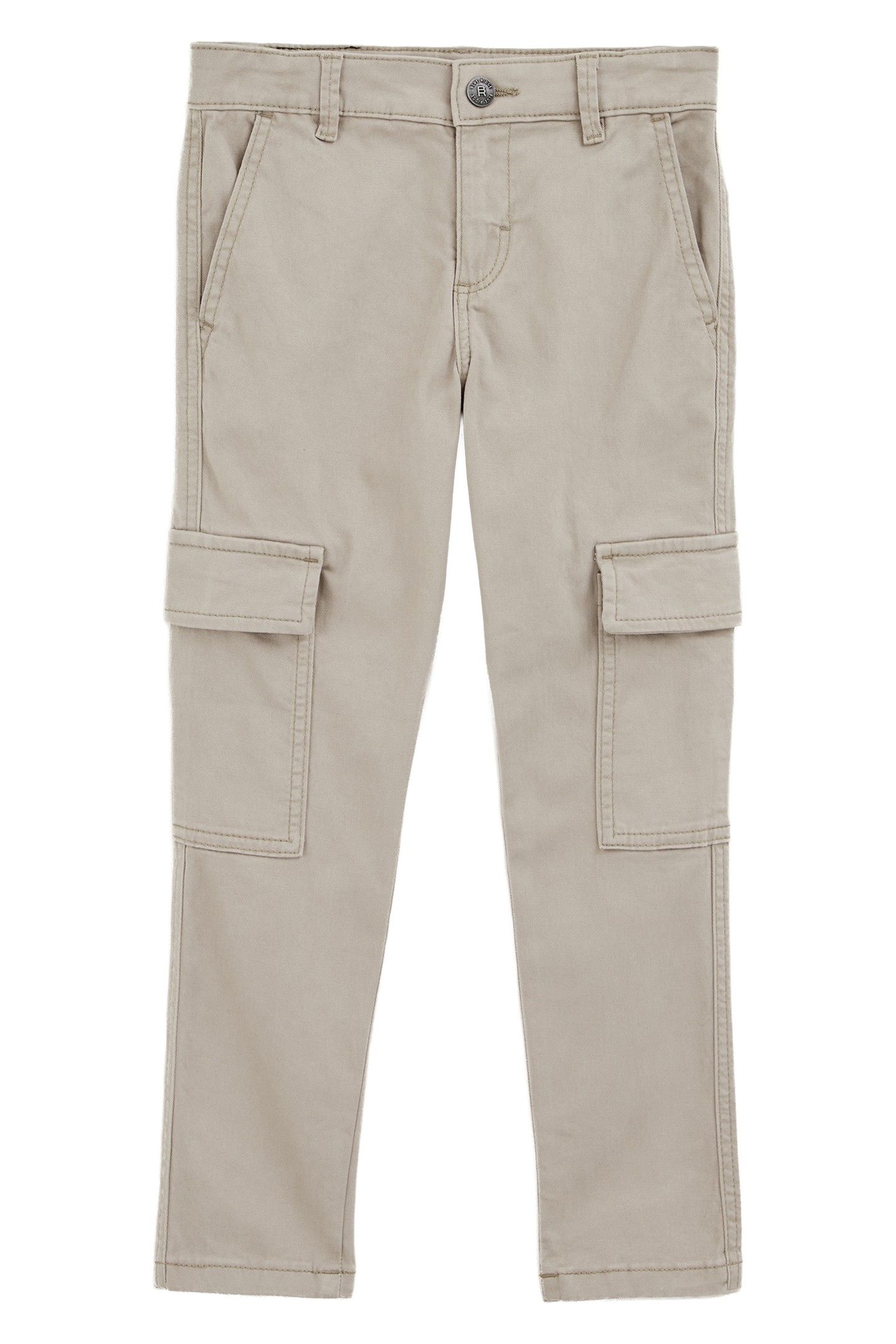 BOYS CARGO PANTS BLACK 7