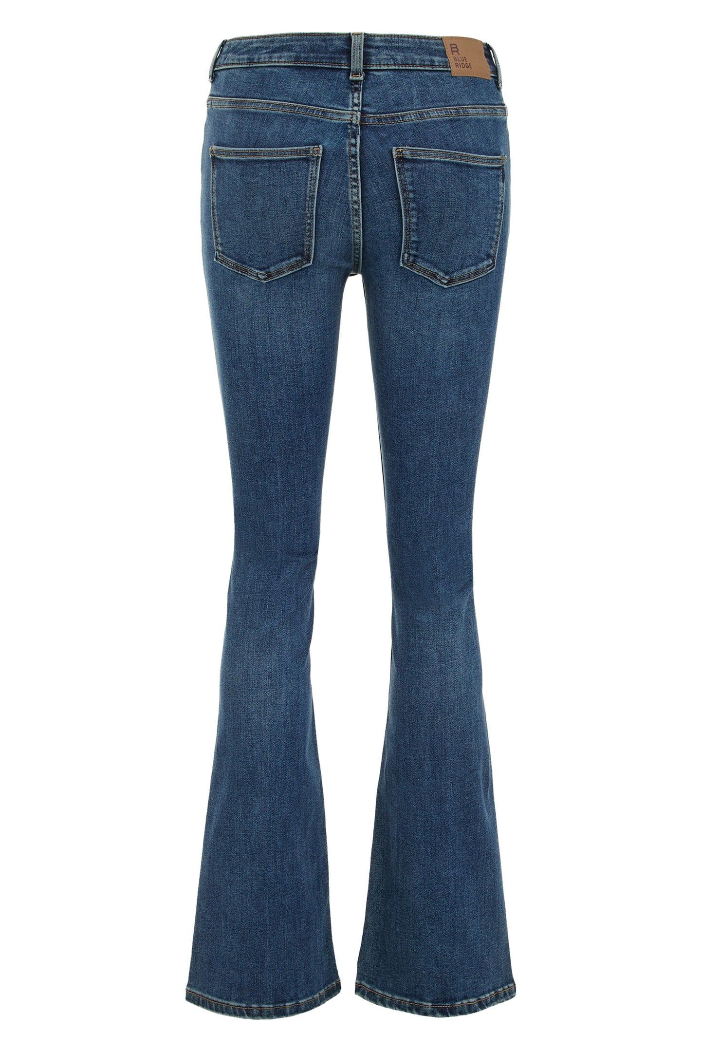 5-POCKET MID WAIST DARK BLUE 5