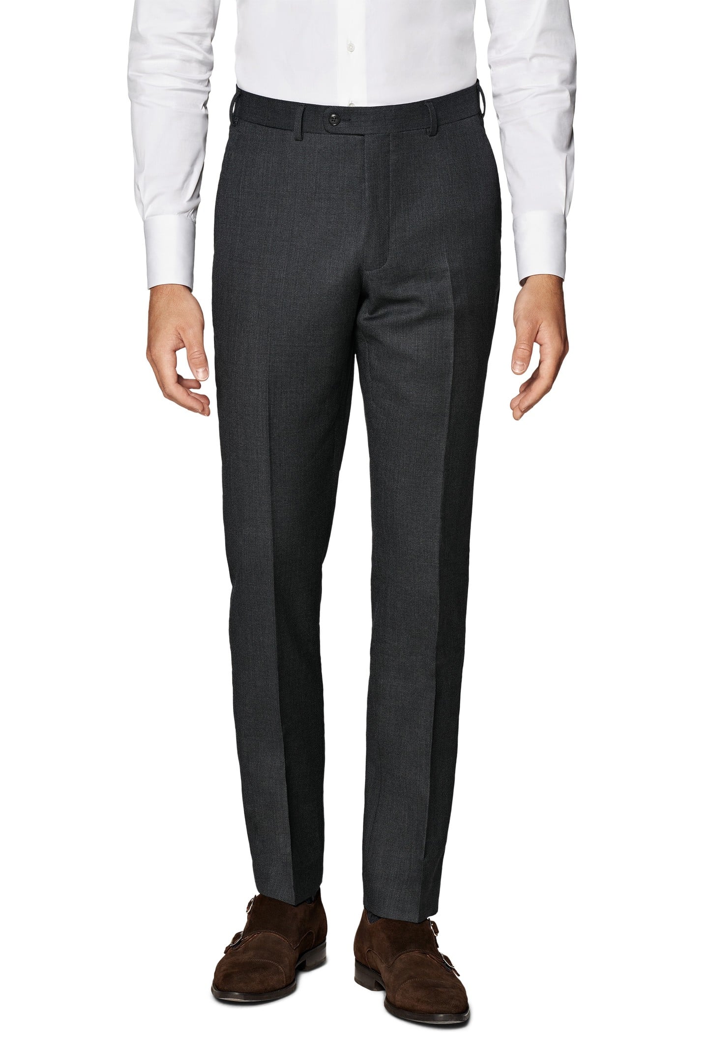 BRESCIA D. GREY PURE WOOL S130 DARK GREY 1