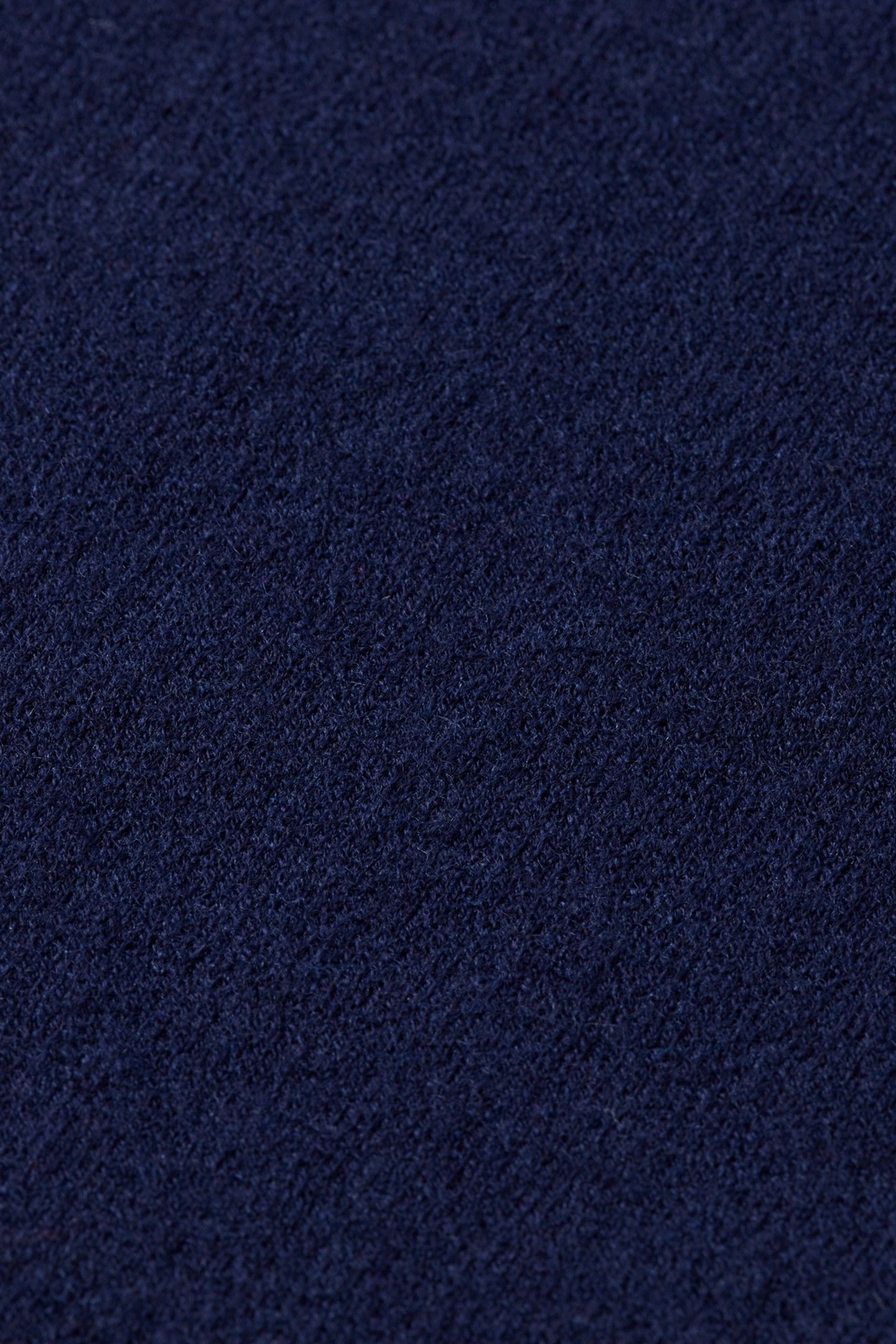 MERINO DOUBLE FACE DROPPED SHOULDER CREWNECK NAVY 3