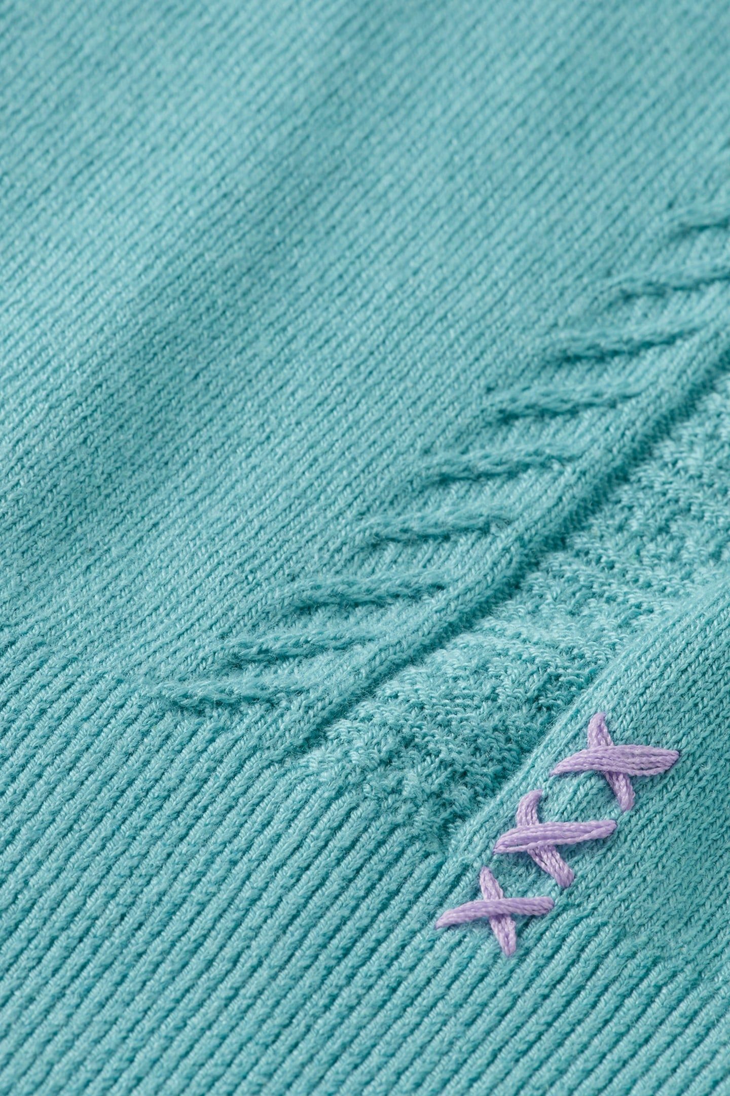 RELAXED FIT KNITTED POLO SEA BLUE 3