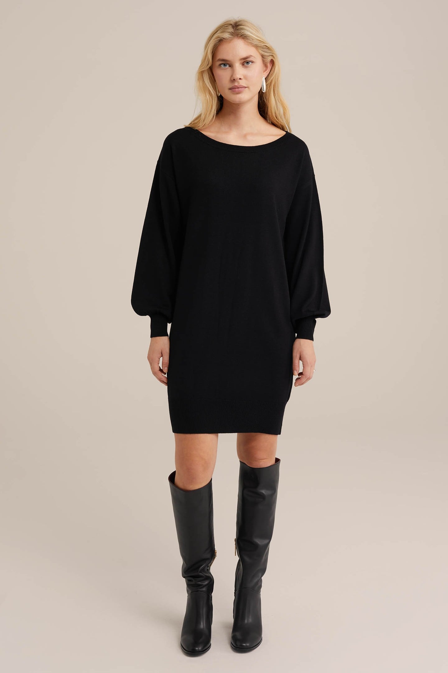 DRESS MIDI BLACK 2