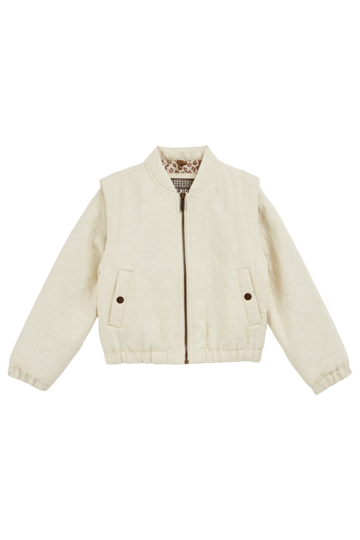 GIRLS BOMBER OFF-WHITE 3