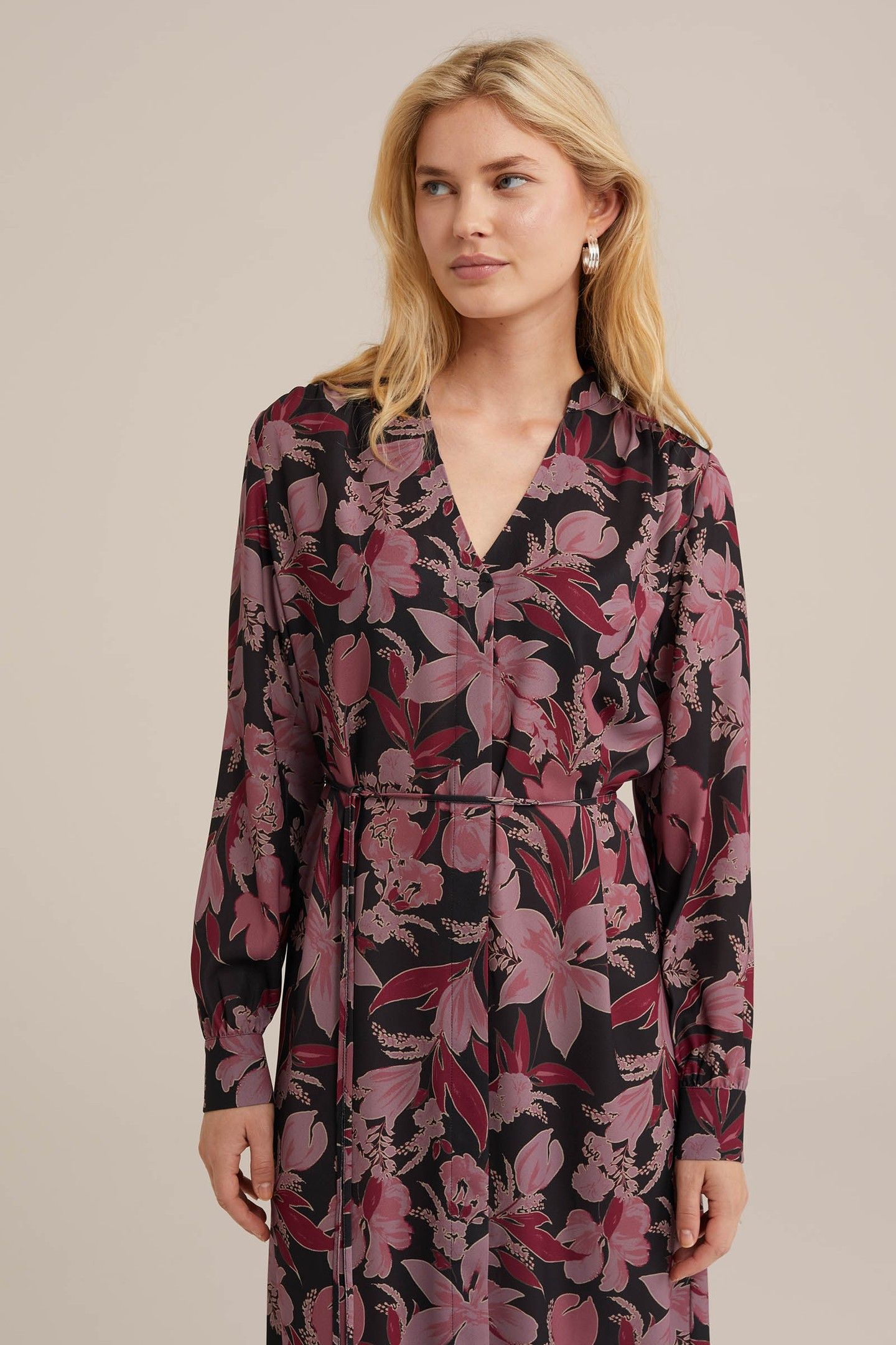 DRESS MID LENGTH MULTI-COLOURED 1