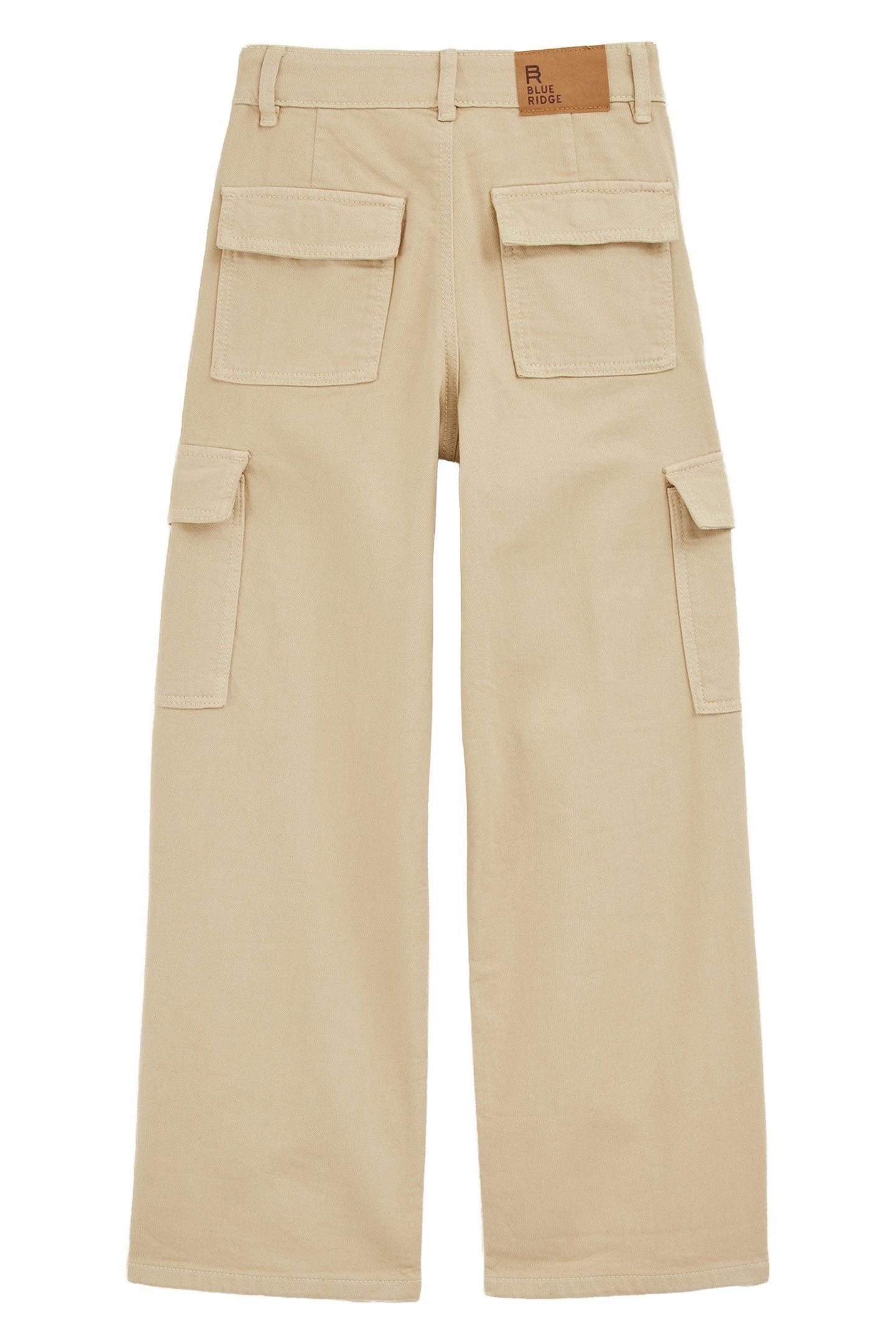 GIRLS CARGO PANTS BEIGE 4
