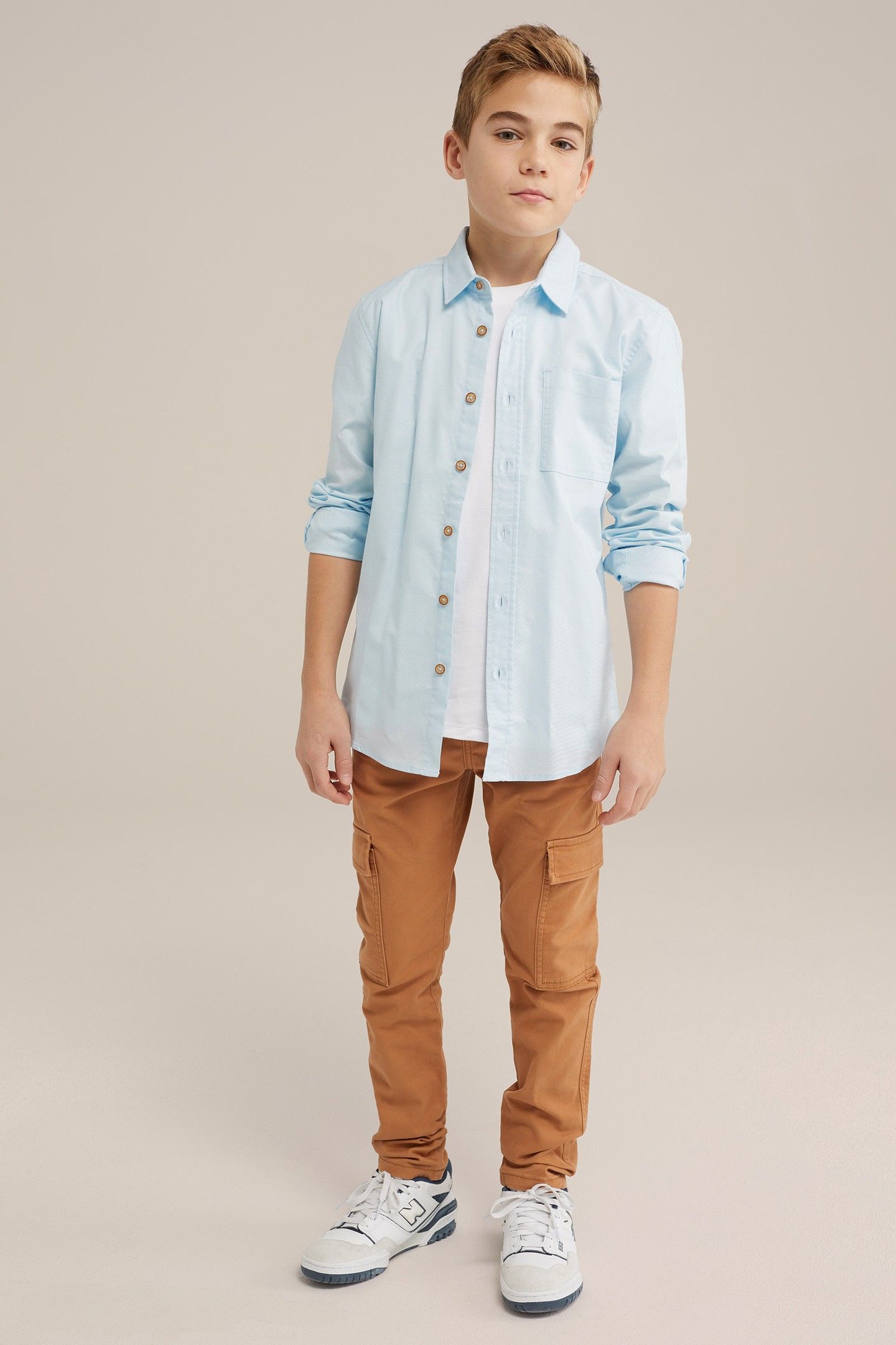 BOYS SHIRT ICE BLUE 2