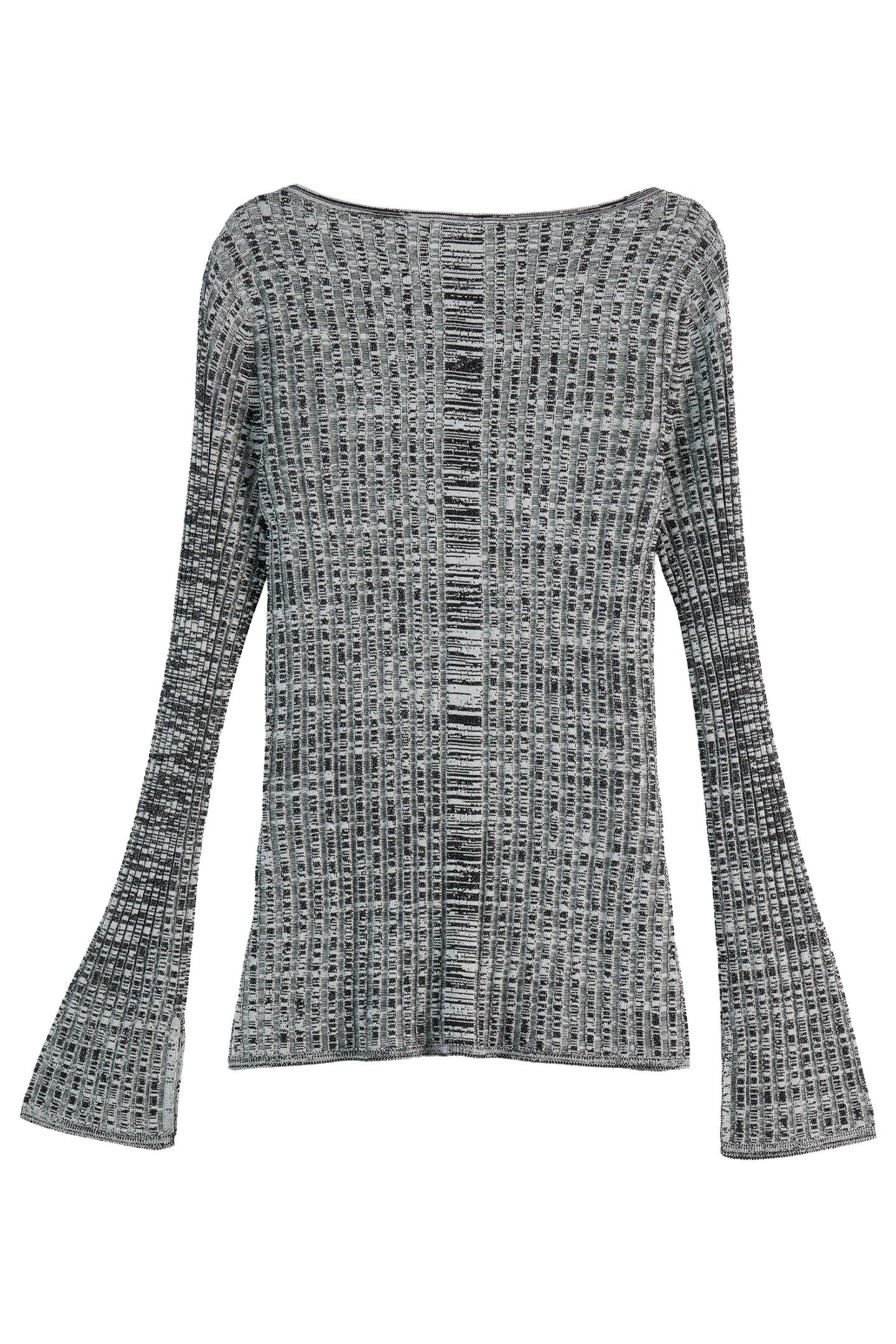 RIBBED KNITTED PULLOVER BLACK 3