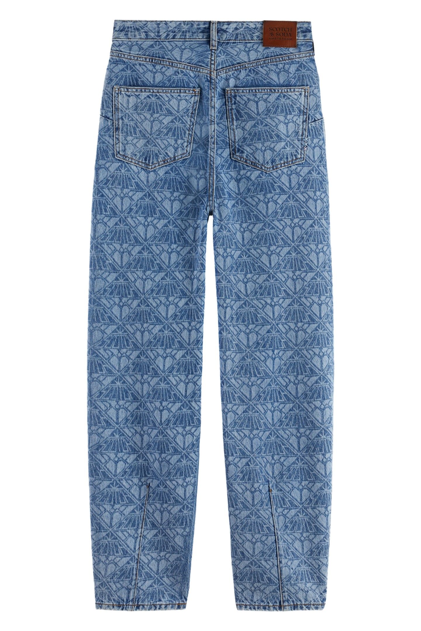 THE TIDE BALLOON JEANS WITH LONGER INSEAM MONOGRAM 2