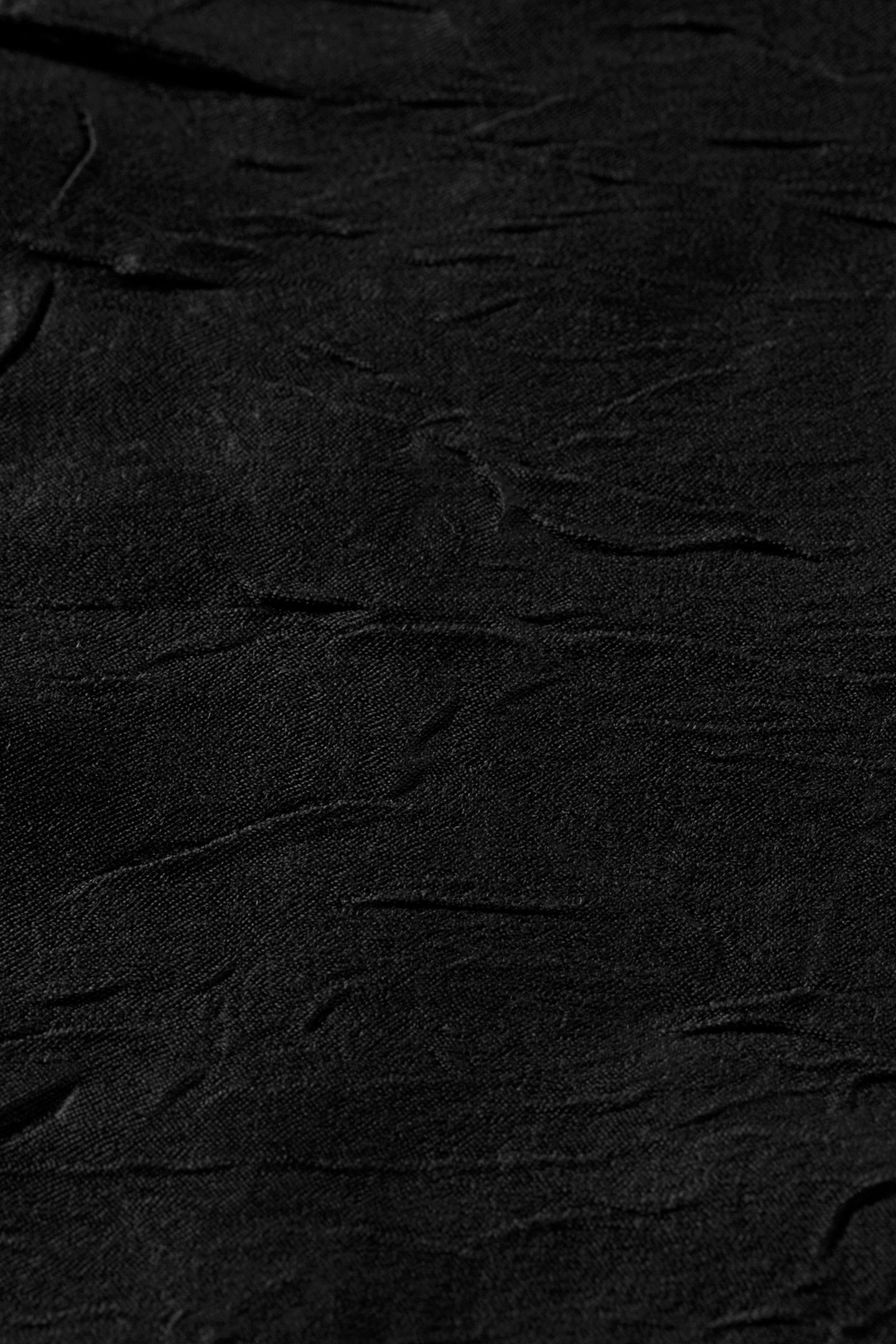 CRUSHED SATIN WRAP TOP BLACK 3