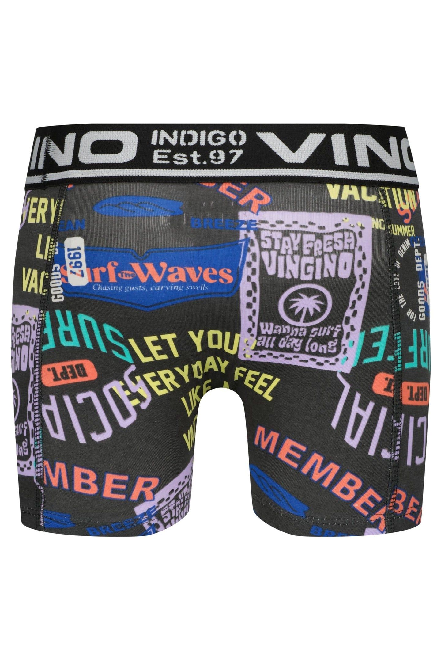 BOYS B-SO26 COLOR 5PACK BOXER SEASCAPE BLUE 4