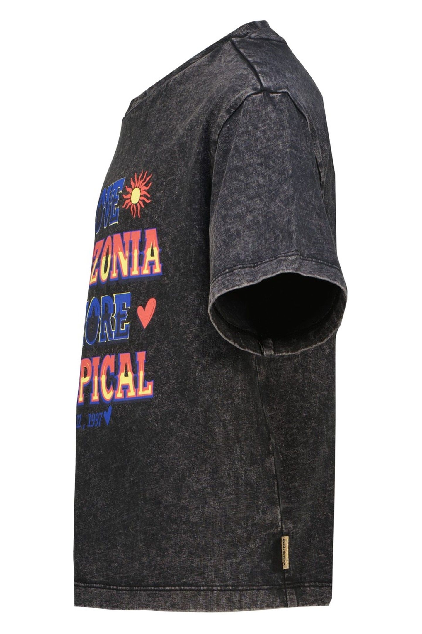 GIRLS HANIZA T-SHIRT WASHED BLACK 3