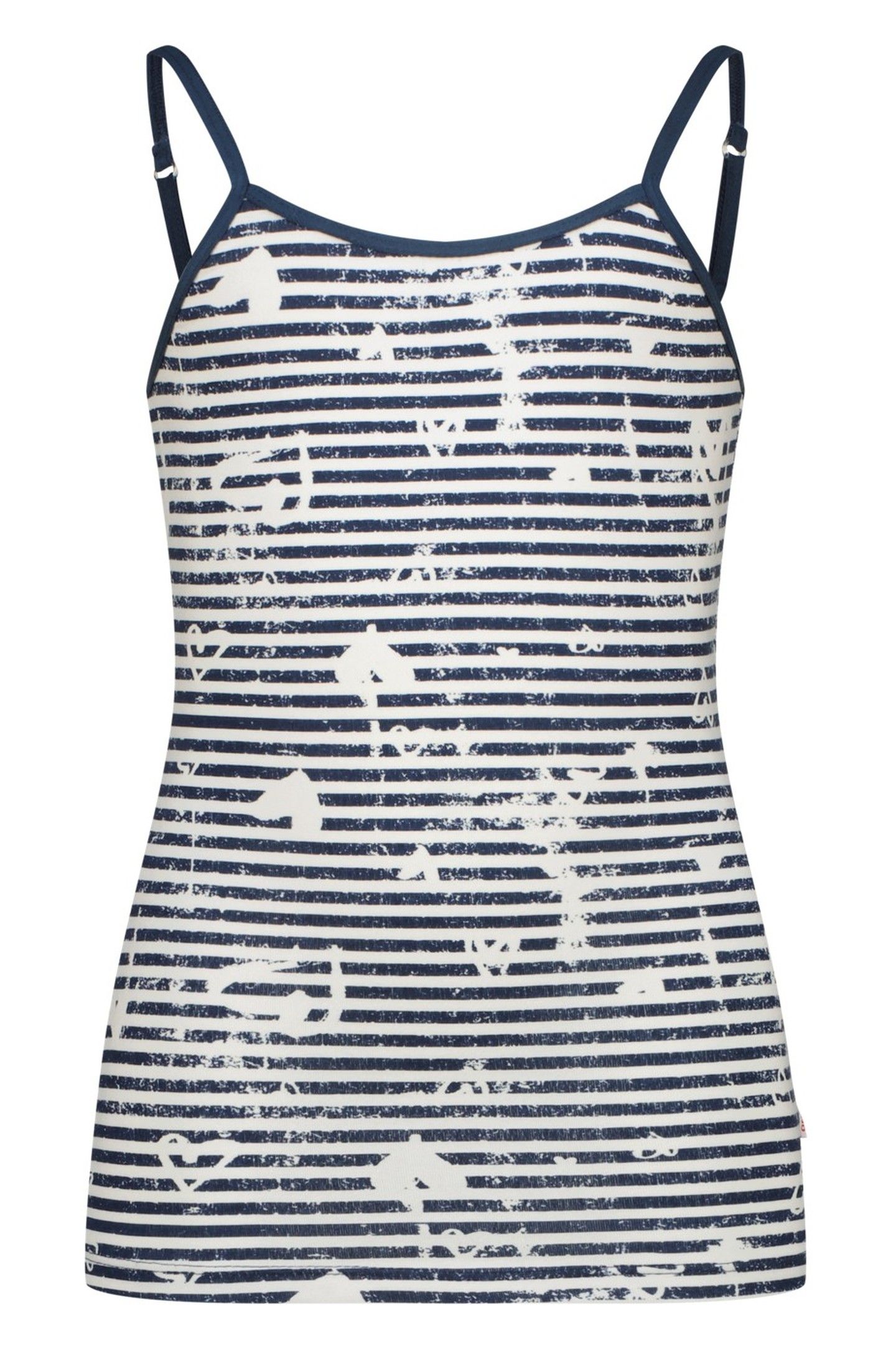 GIRLS G-SO26-5 STRIPE SINGLET SET UNDERWEAR SET DARK BLUE 3