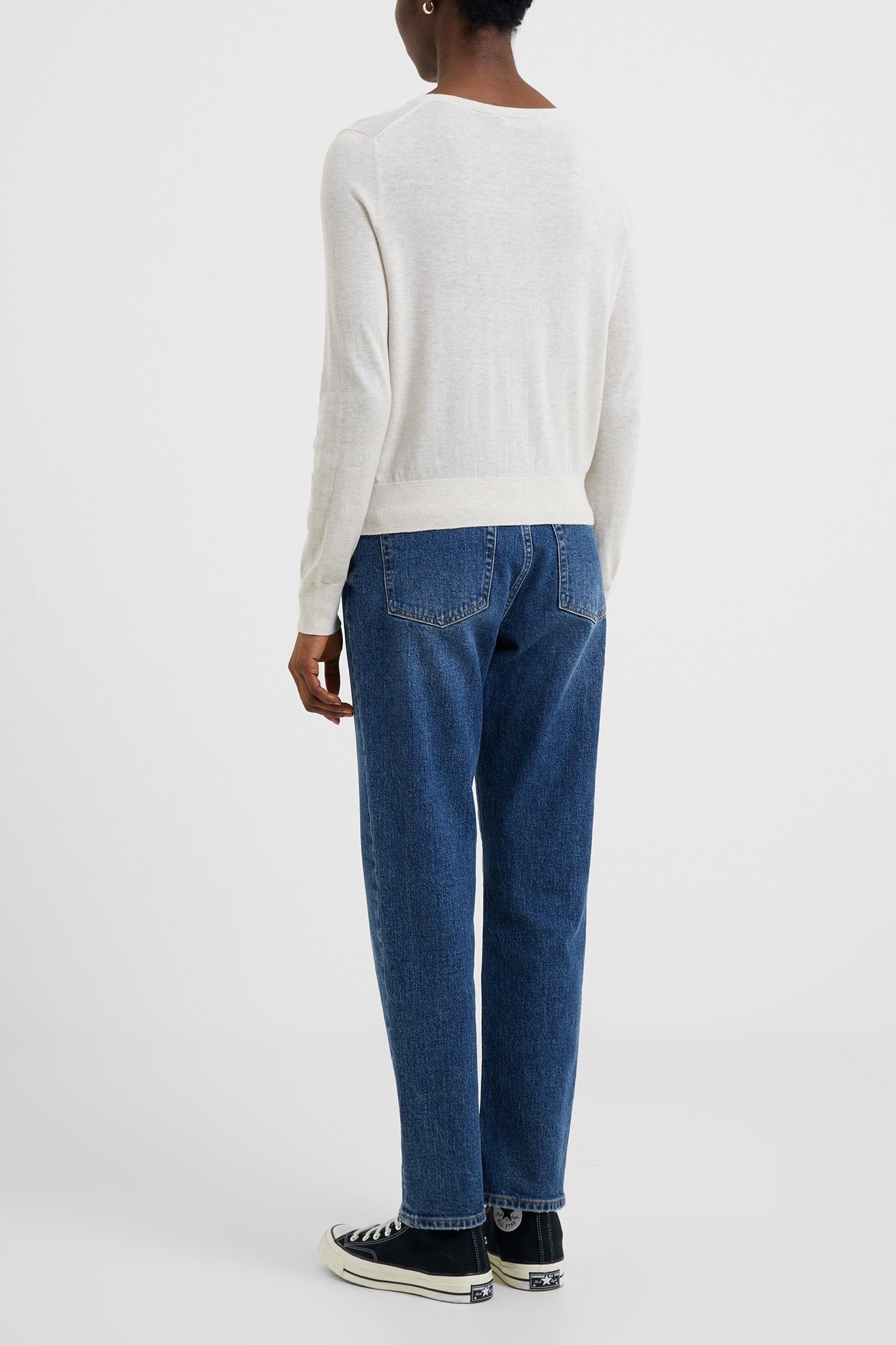 SPRING LIGHT KNTS LNGSLV CARDI OATMEAL MEL 3