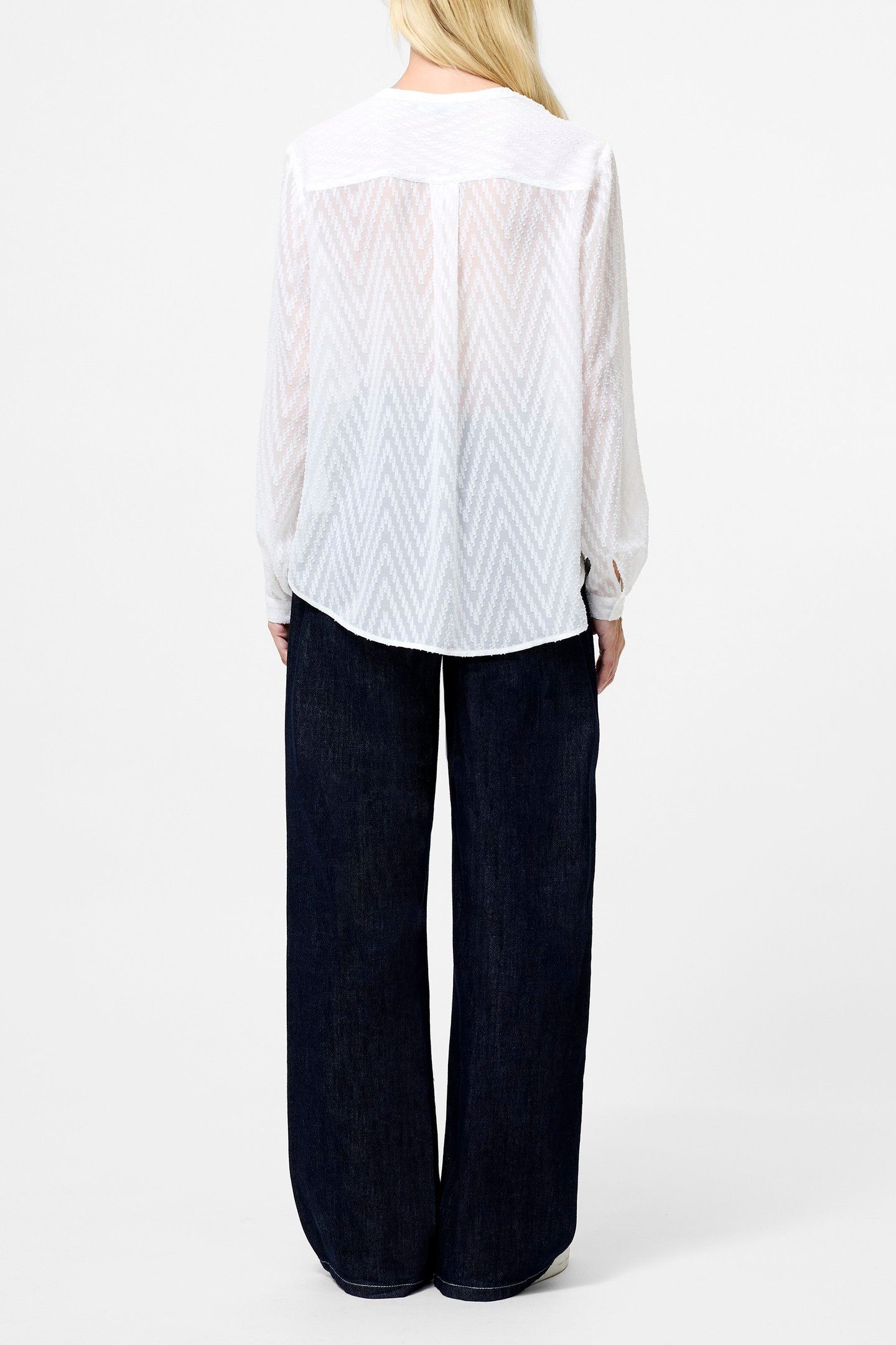 DAYTON FIL DE COUPE L/S SHIRT SUMMER WHITE 3