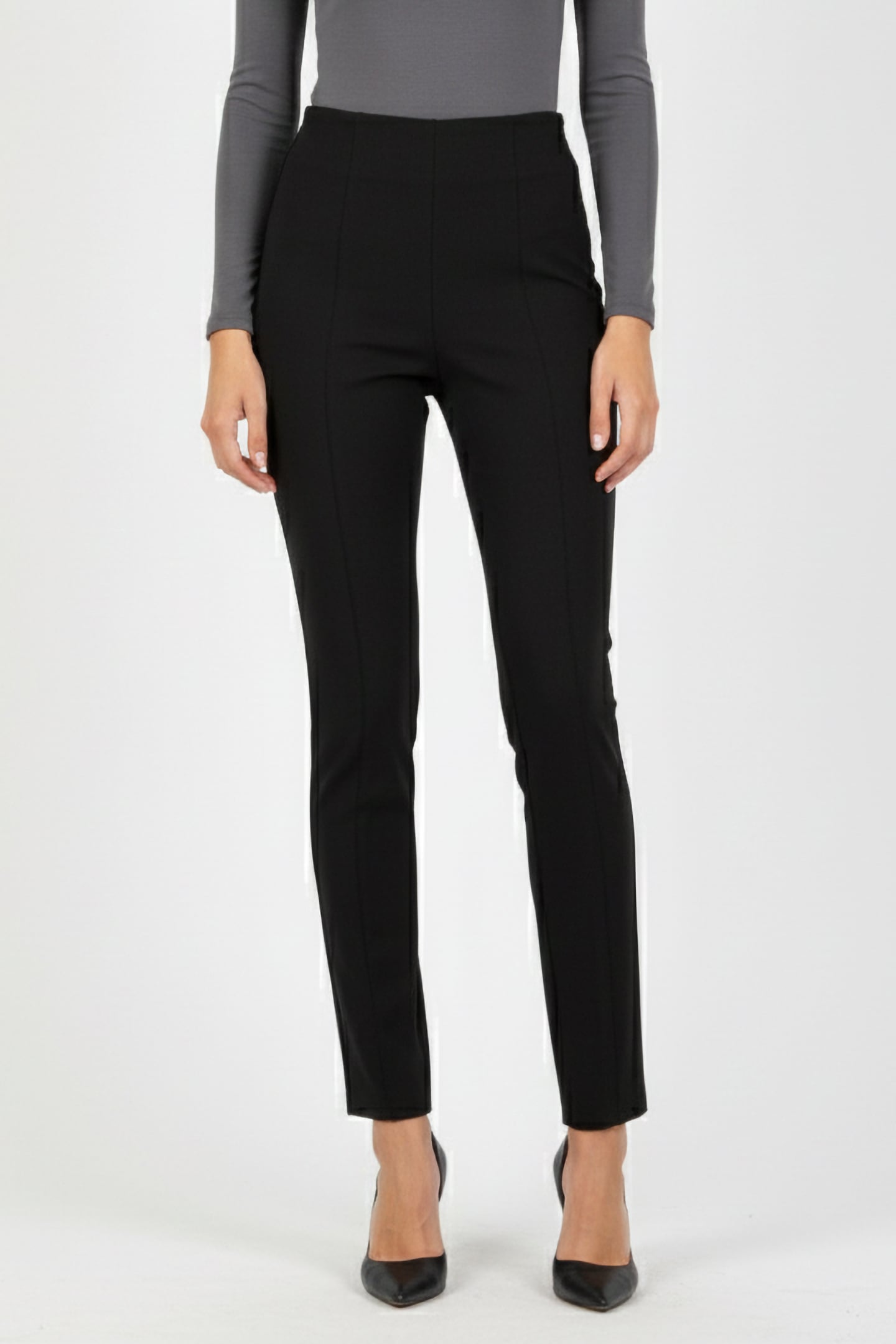 MARCIANO BY GUESS DALLAS STRAIGHT PANT JET BLACK 1