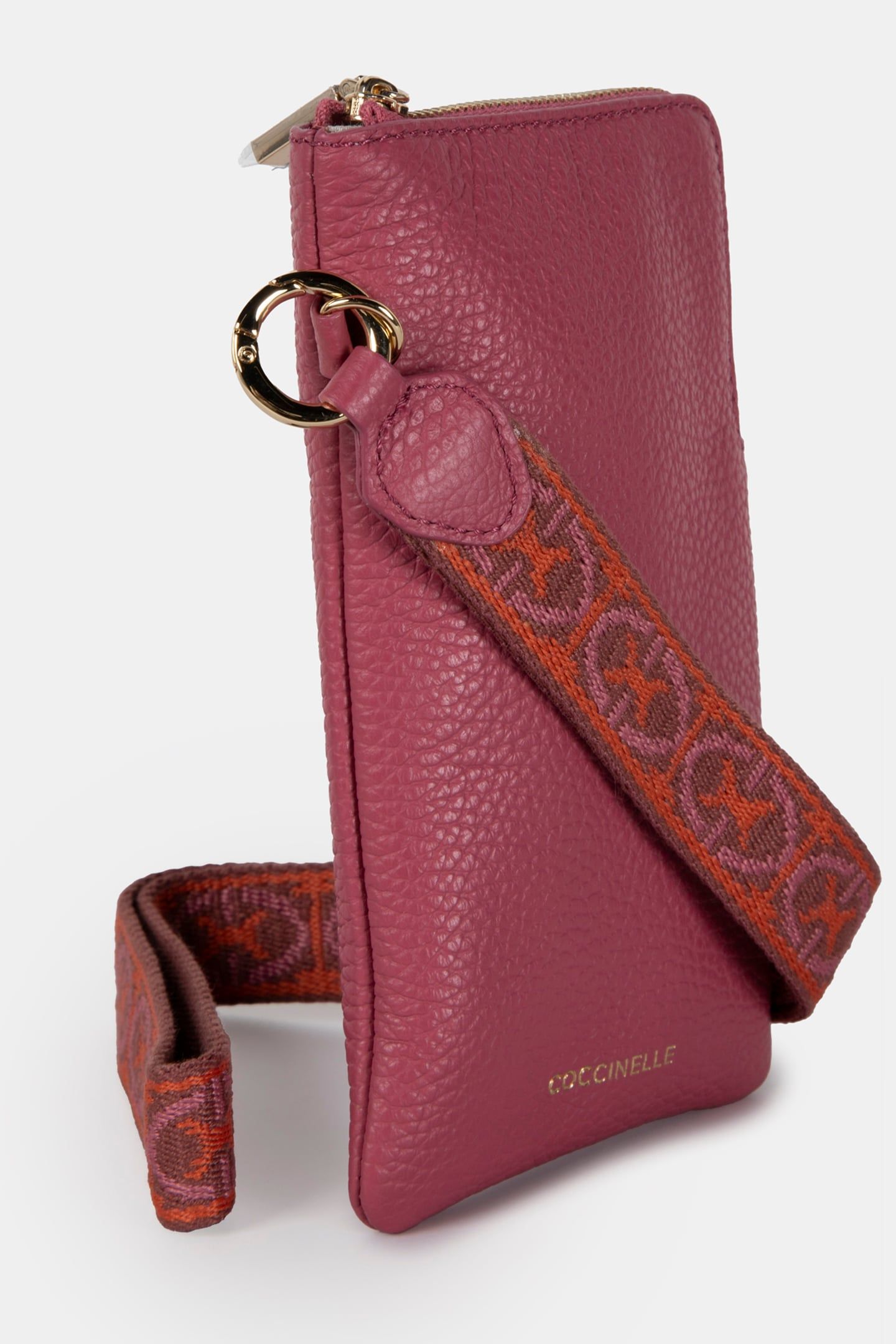 MINI PHONE CASE BAG IN BURGUNDY 2