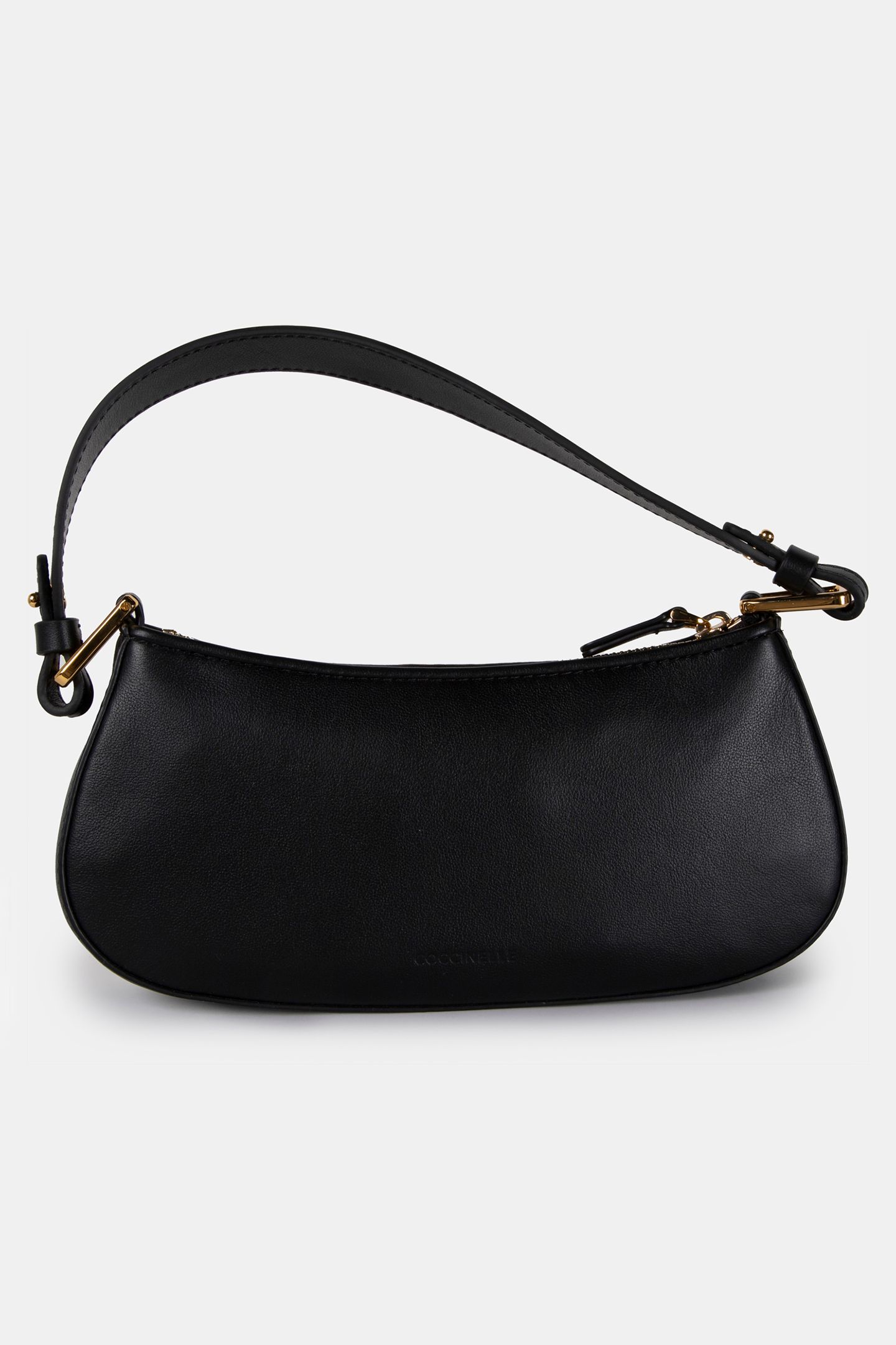 MINI SHOULDER BAG IN LEATHER IN SEQUIN BROWN 4