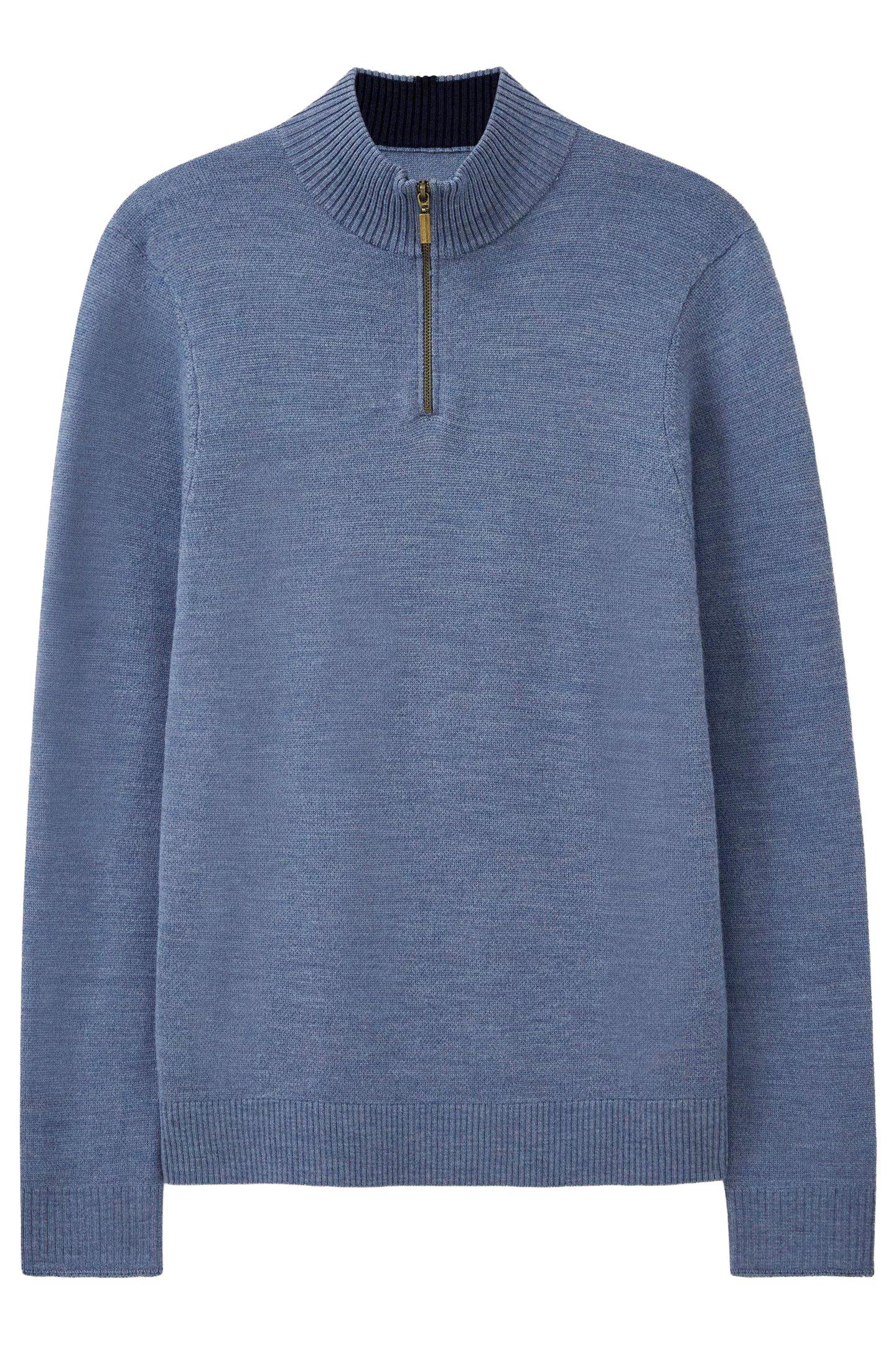 NEWPORT MERINO FUNNEL CHAMBRAY BLUE 3