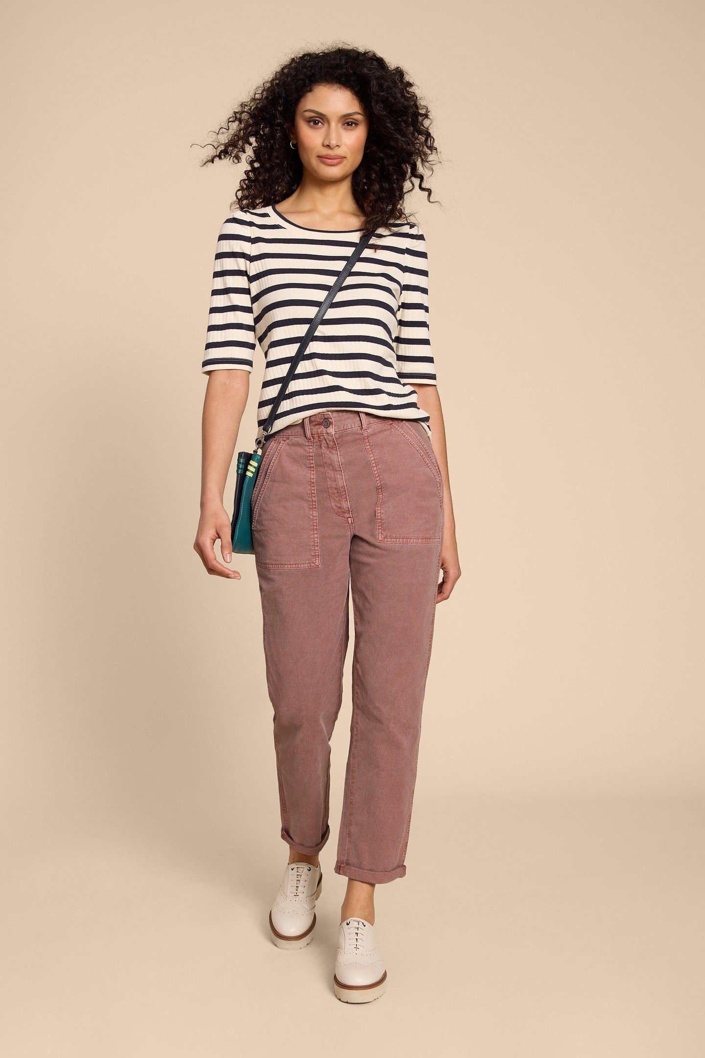 TWISTER CHINO TROUSER DUSTY PINK 2