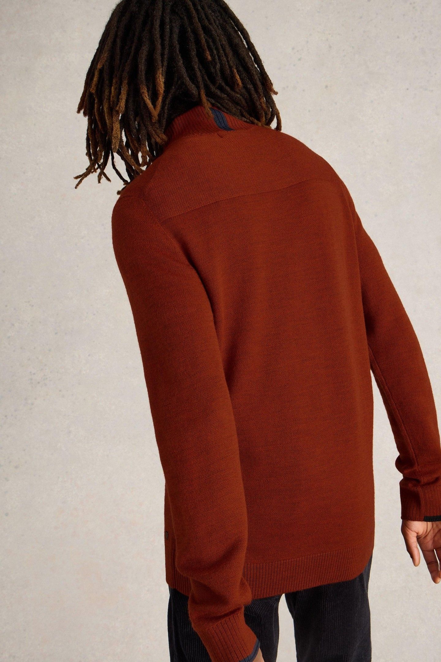 NEWPORT MERINO FUNNEL MID ORANGE 2