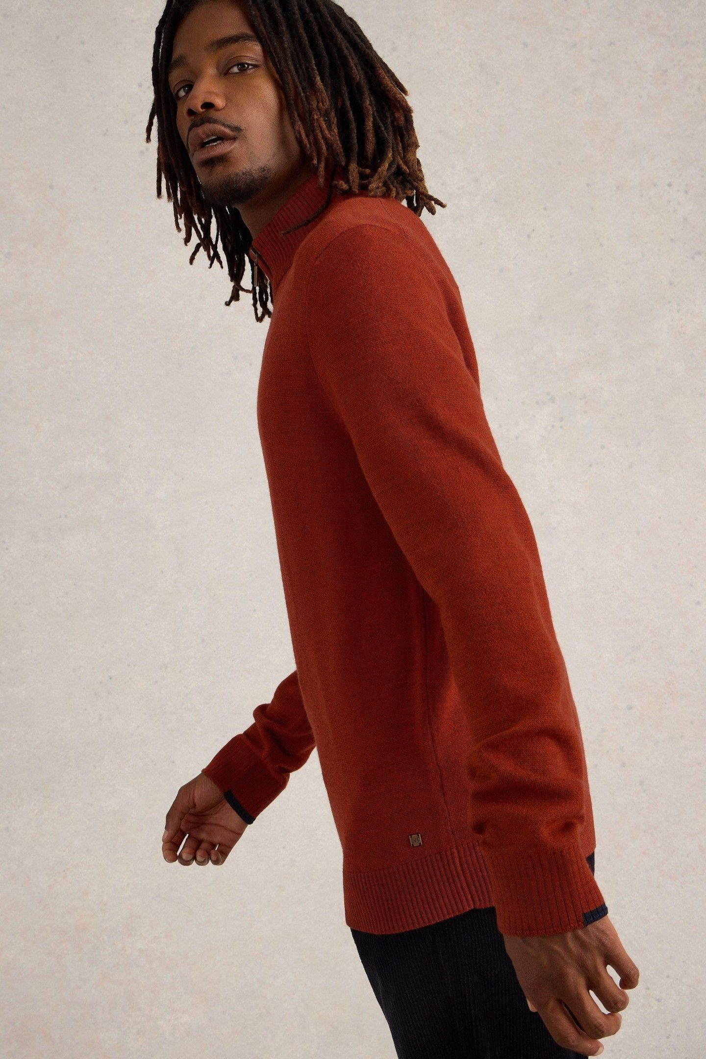 NEWPORT MERINO FUNNEL MID ORANGE 3
