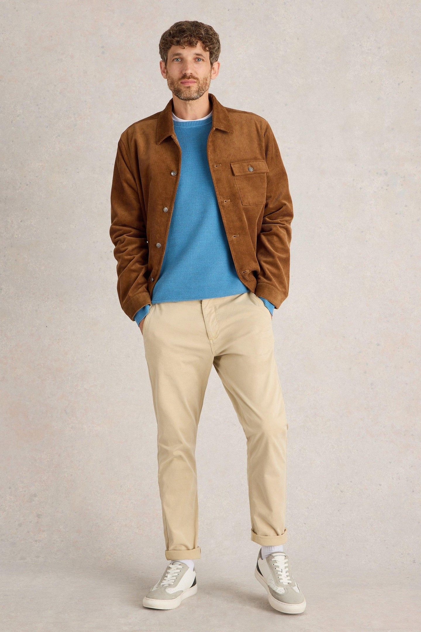 ATTADALE CREW NECK JUMPER LIGHT BLUE 2